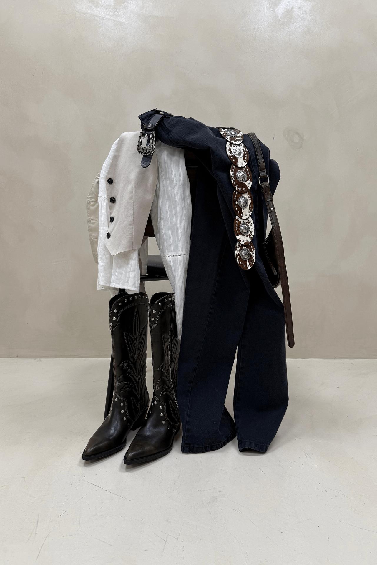 Jean Straight Full Black