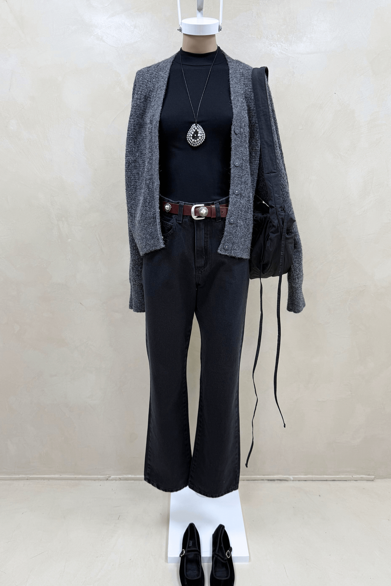 Jean Straight Full Black