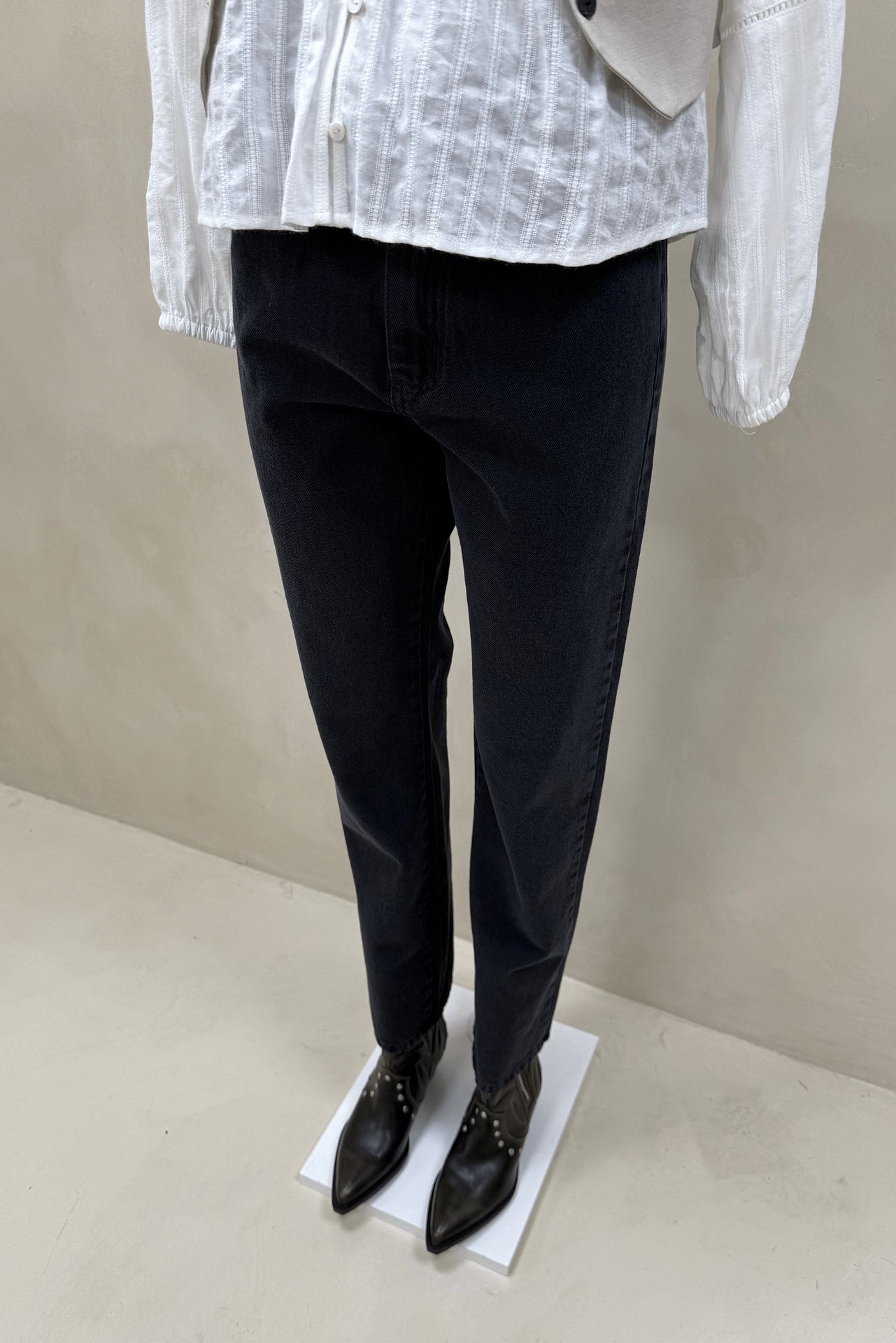 Jean Straight Full Black