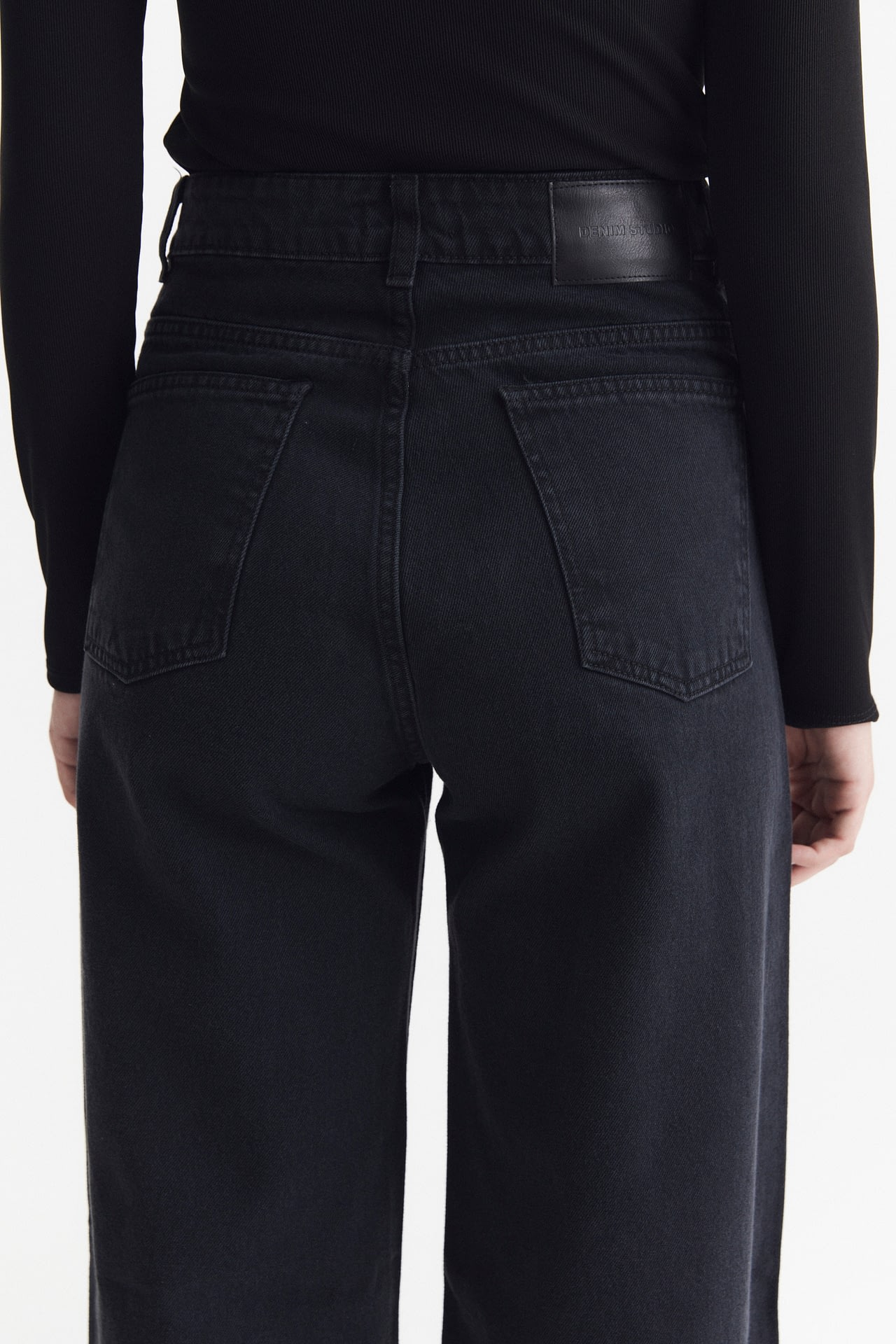 Jean Wide Leg Full Black