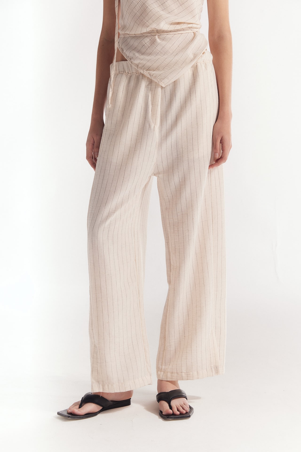 Pantalon Lino Rayado