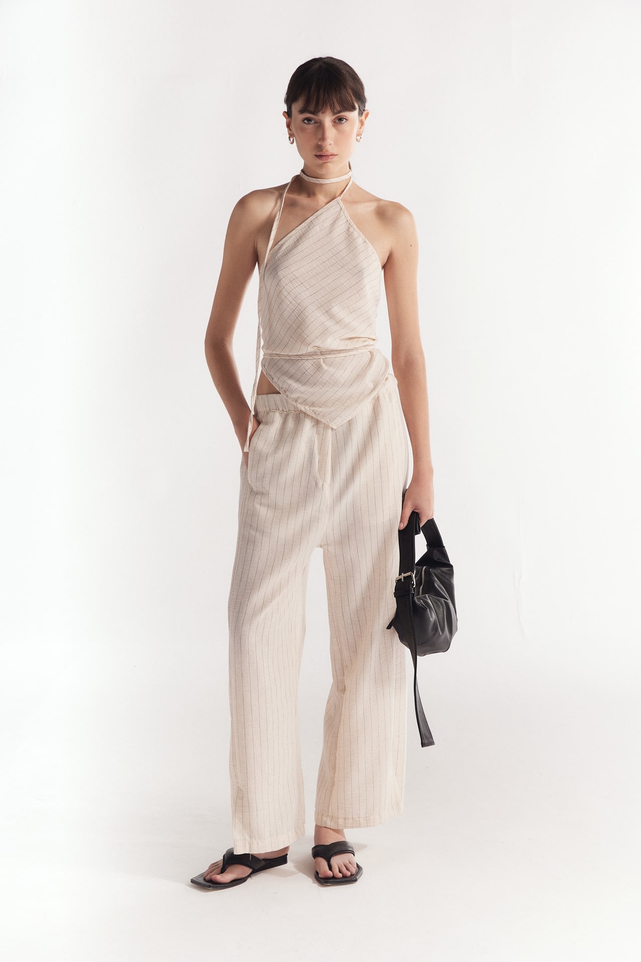 Pantalon Lino Rayado
