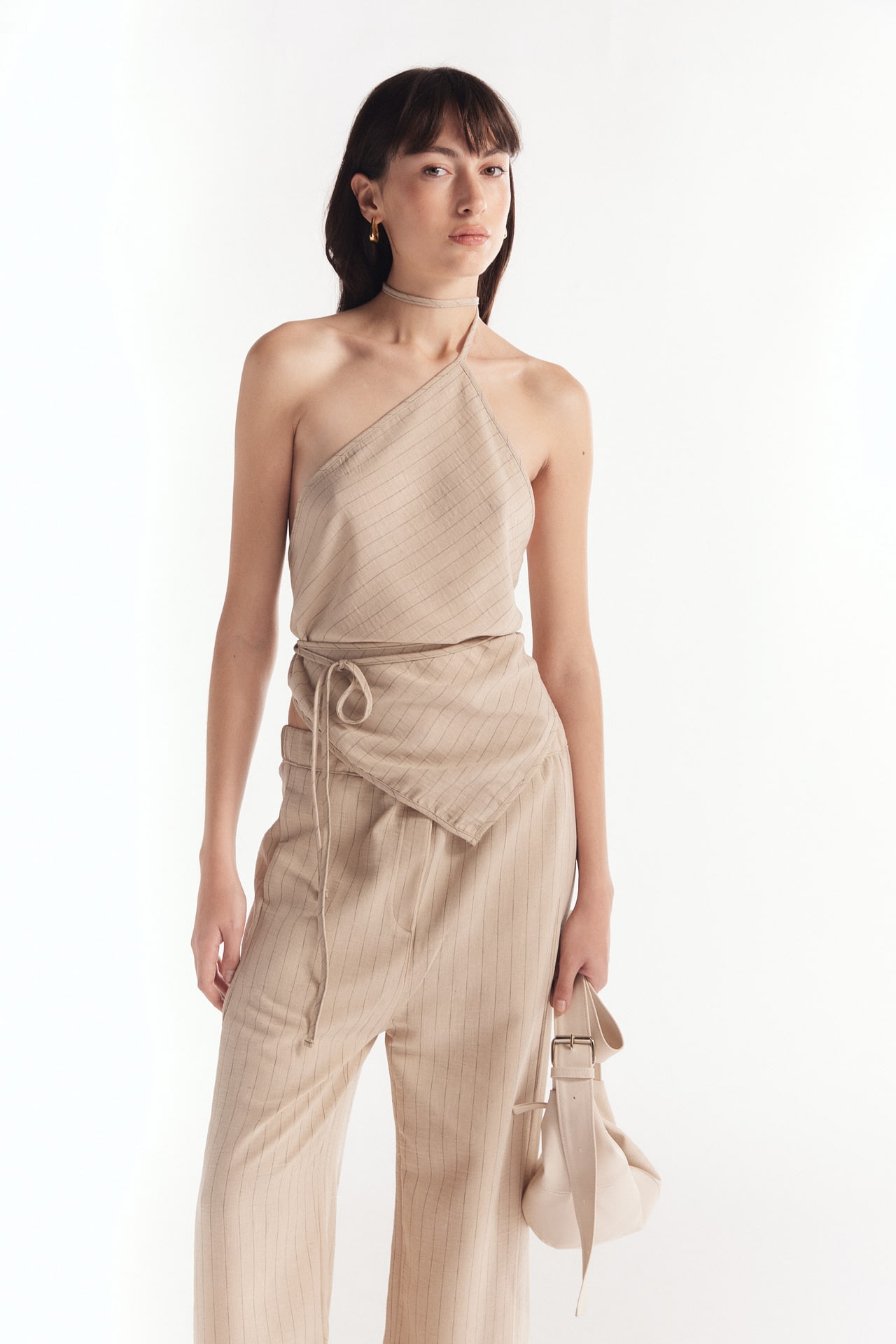 Pantalon Lino Rayado