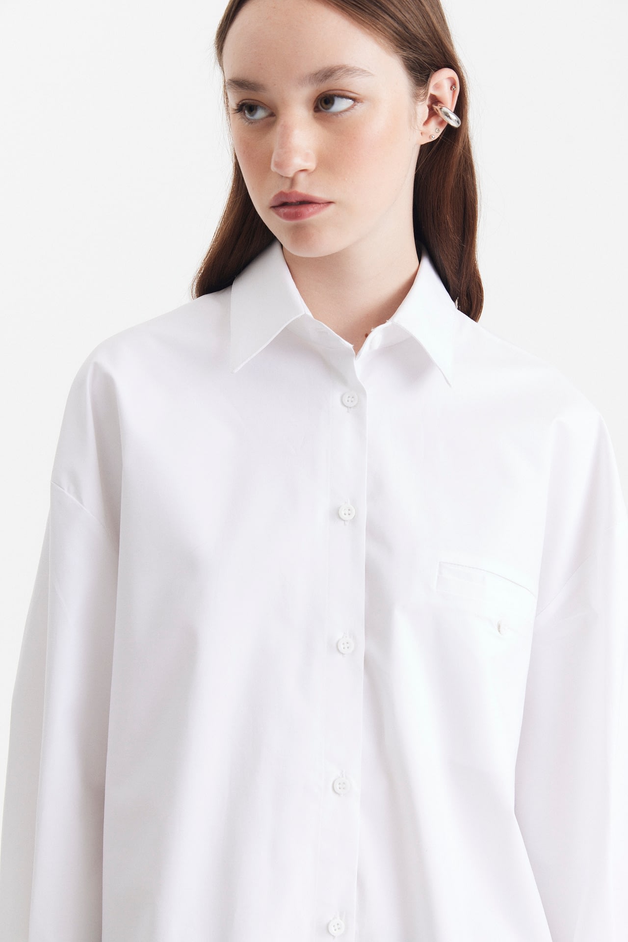 Camisa Over Poplin Trabas
