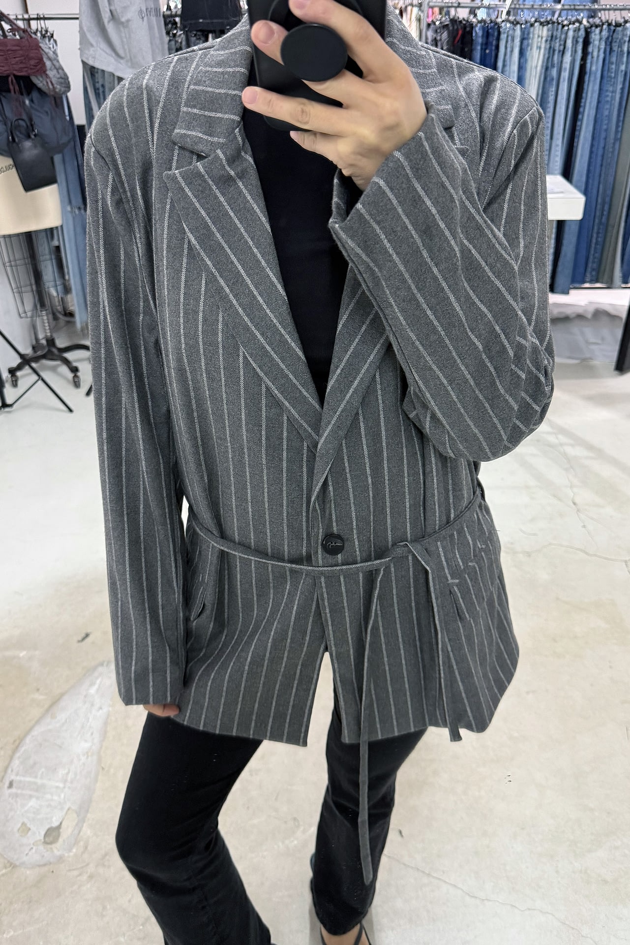 Blazer Amber Rayado Lazo