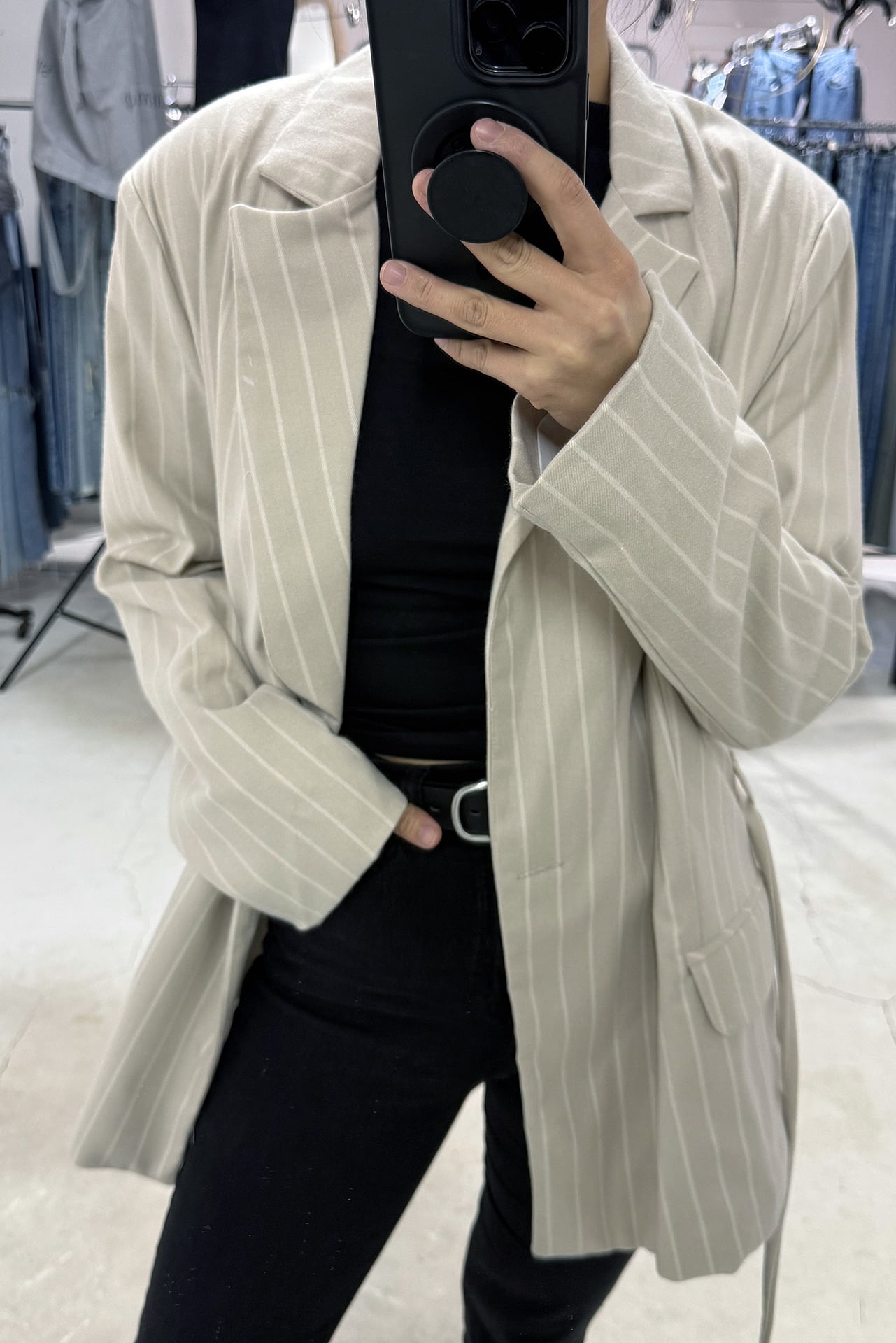 Blazer Amber Rayado Lazo