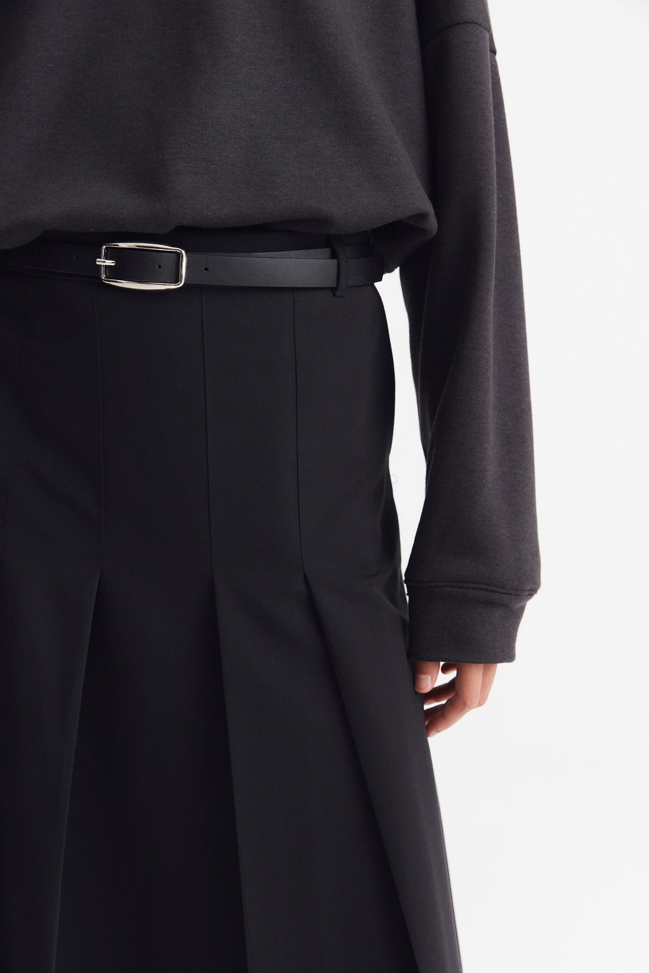 Falda Midi Tableada Alba