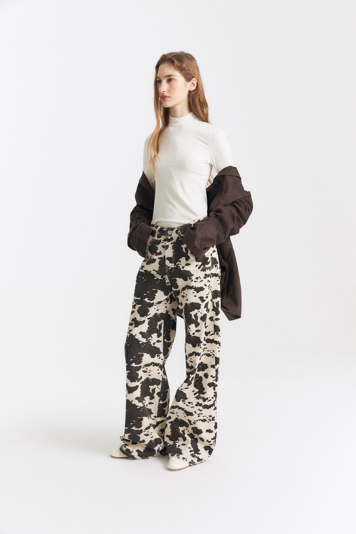 Pantalon Wide Leg Full Vaca