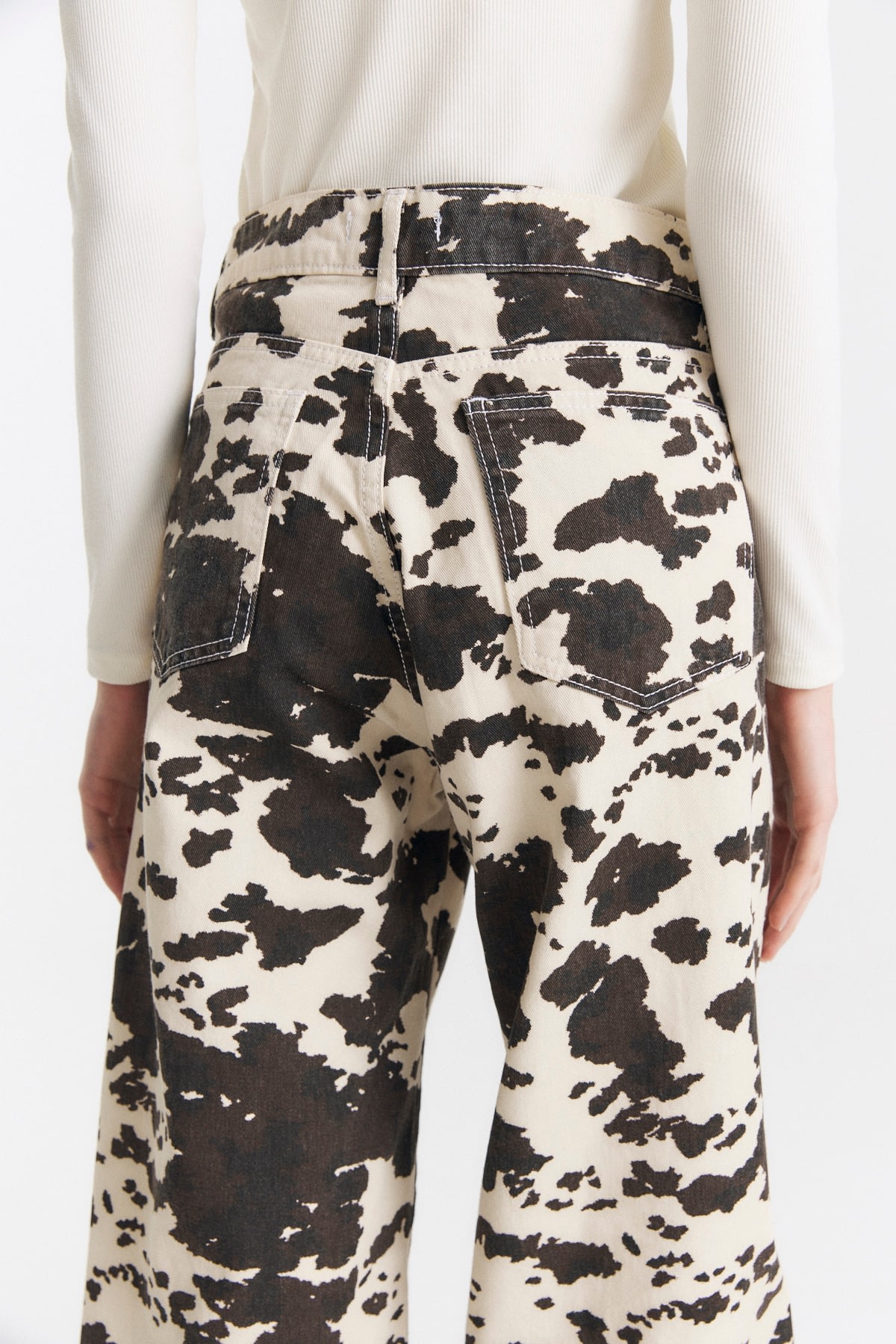 Pantalon Wide Leg Full Vaca