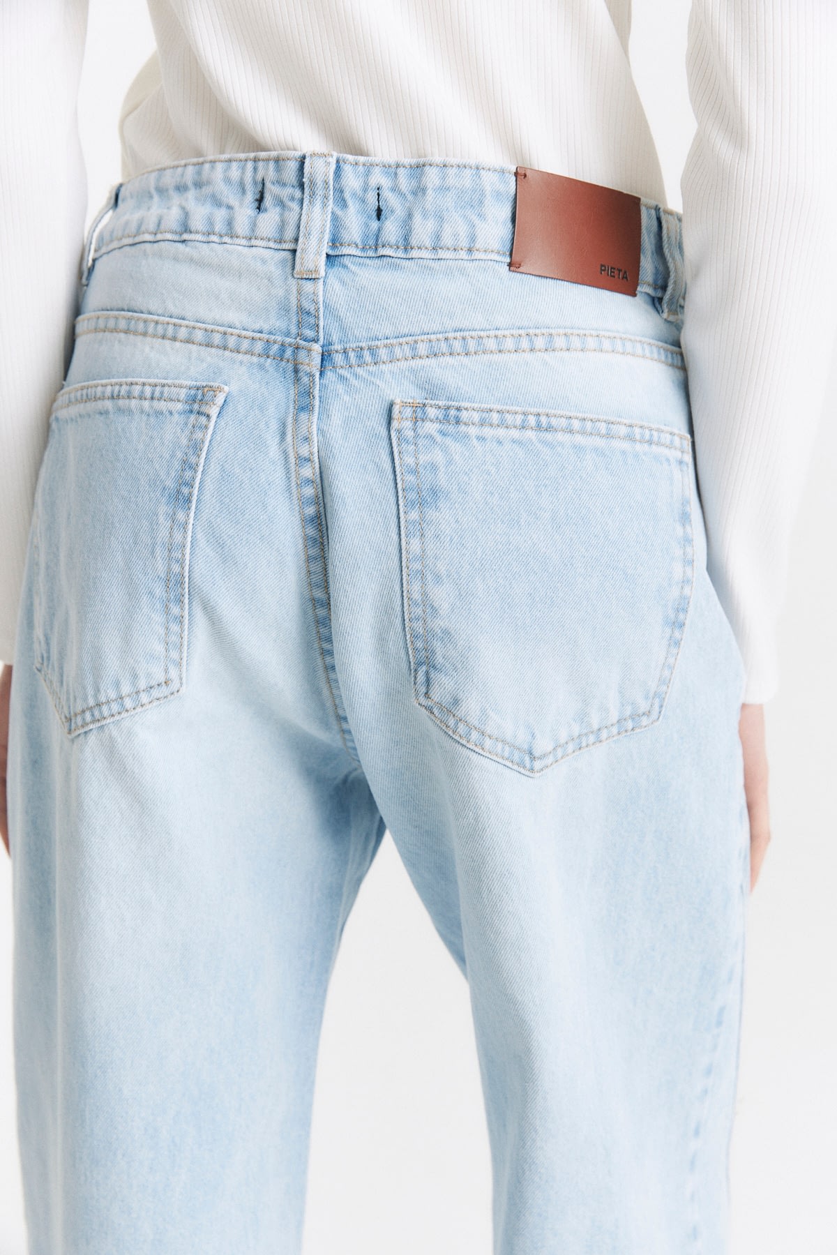 Jean Wide Leg Full Recorte Delantero