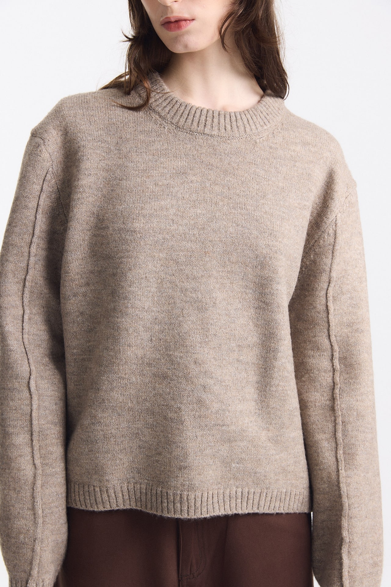 Sweater Manga Alforzas