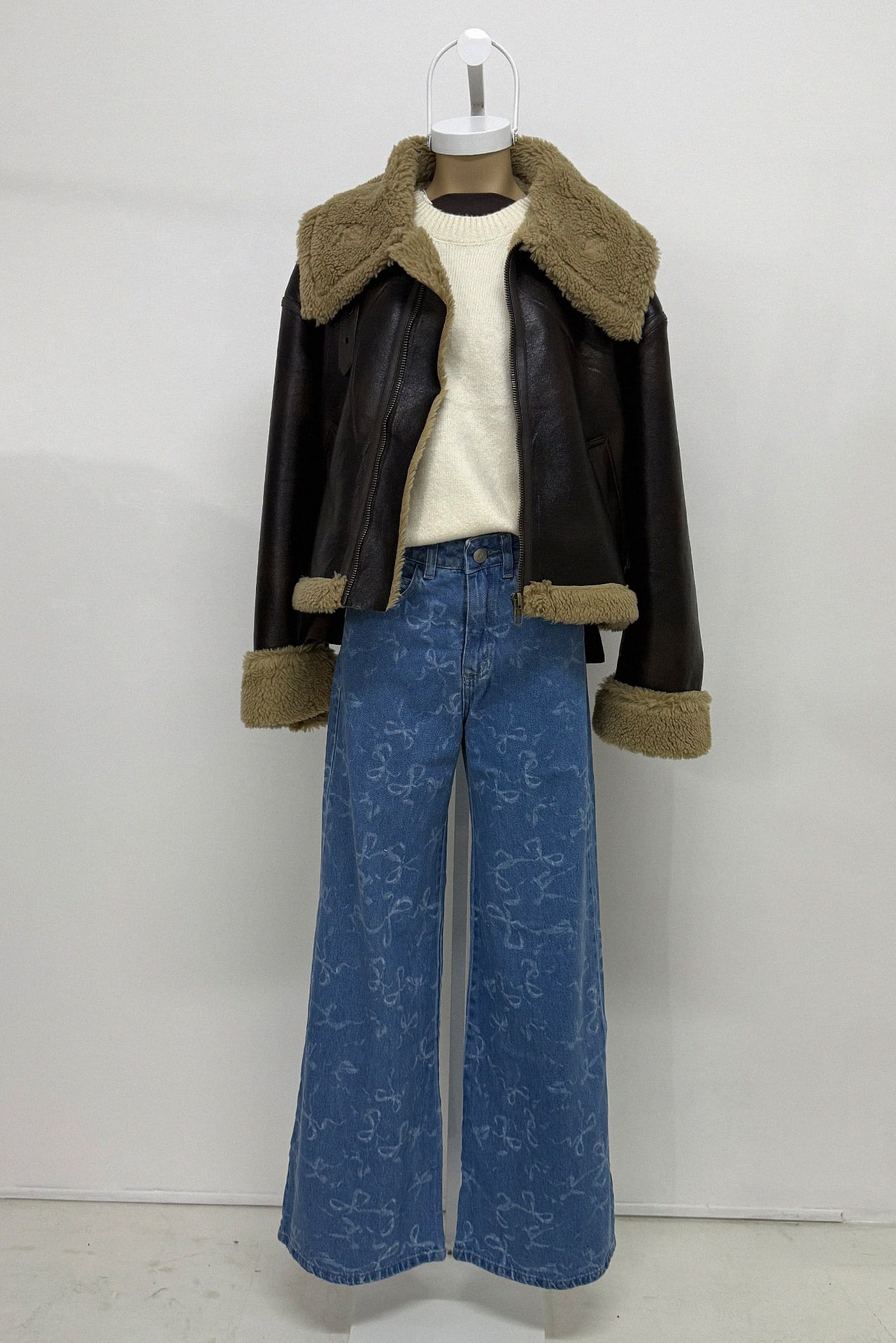 Jean Wide Leg Full Moños