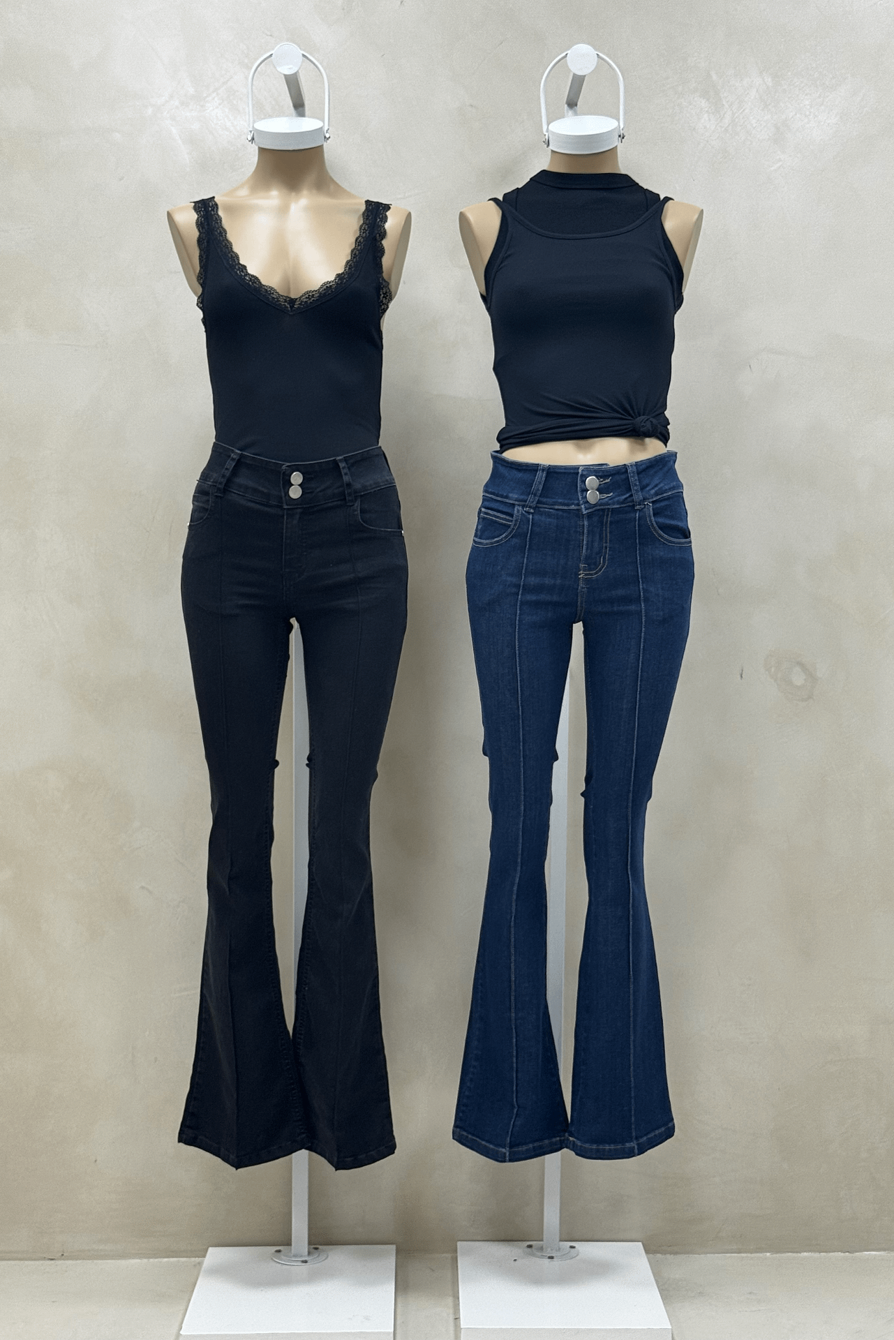 Jean Oxford Tiro Bajo Azul