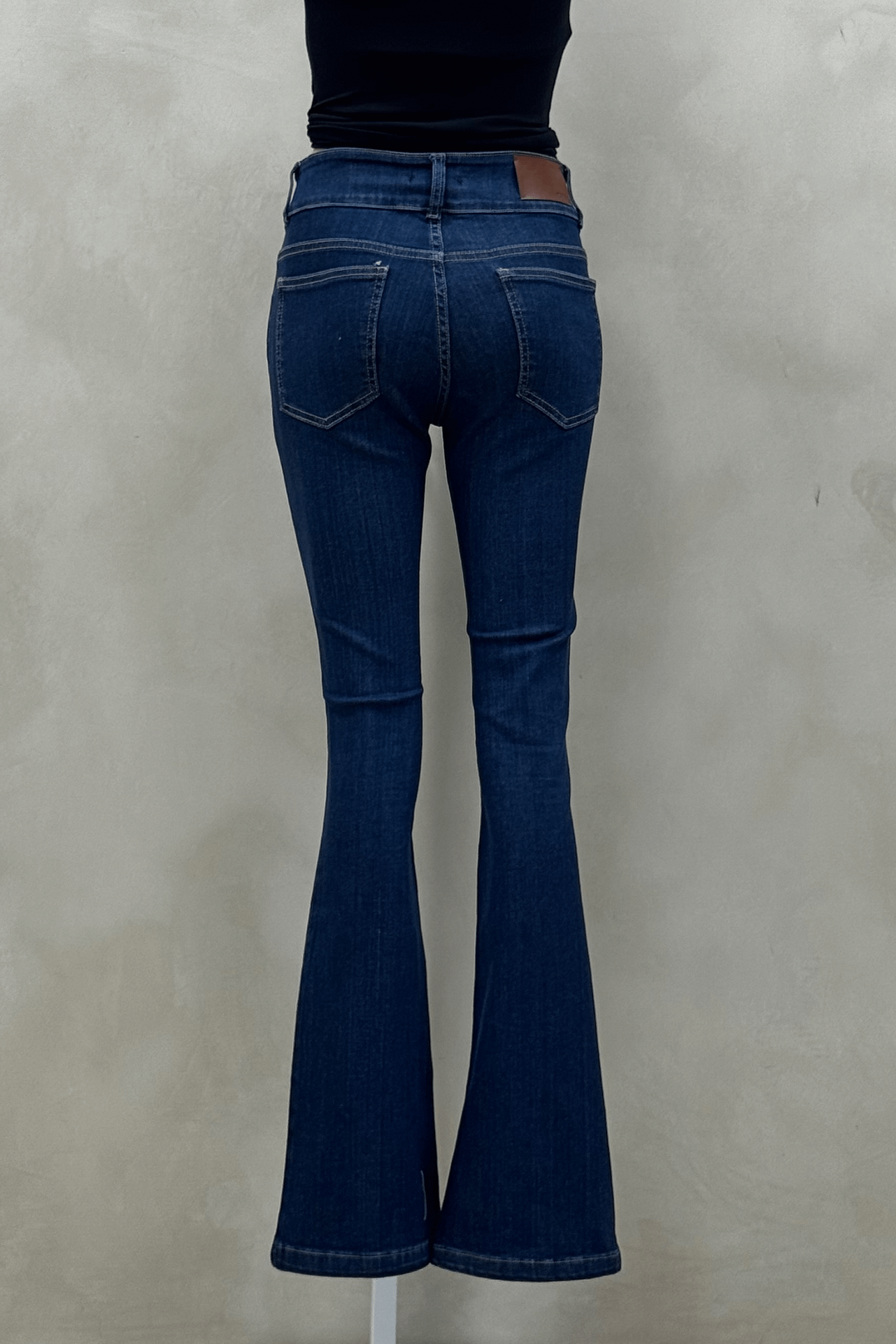 Jean Oxford Tiro Bajo Azul