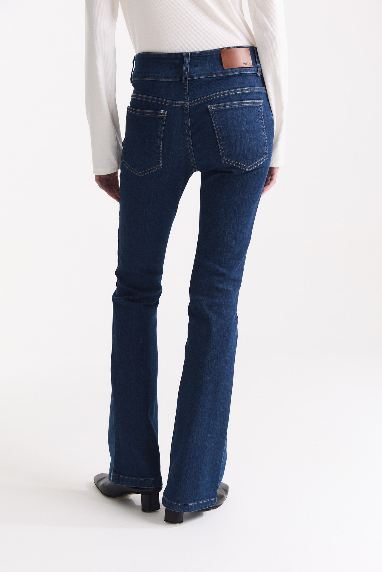 Jean Oxford Tiro Bajo Azul