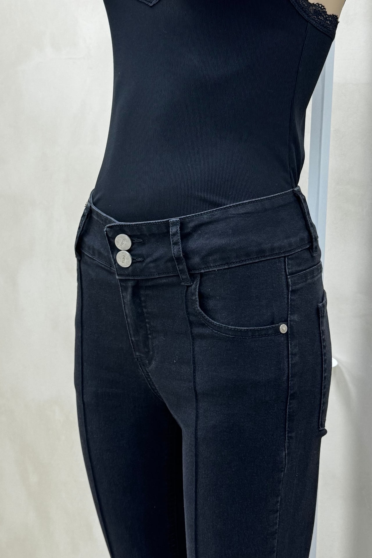 Jean Oxford Tiro Bajo Black