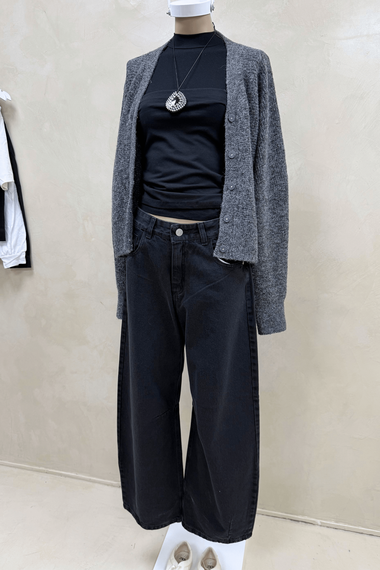 Jean Baggy Balloon Black