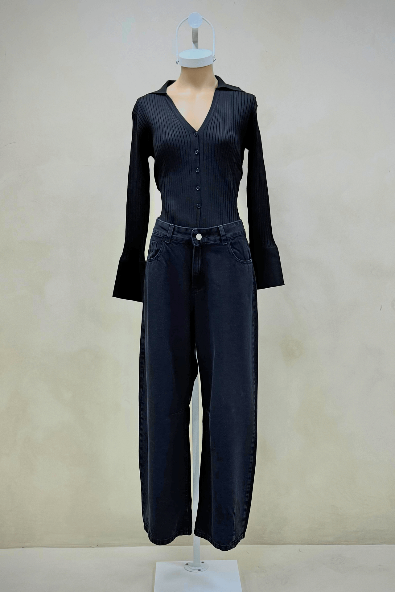 Jean Baggy Balloon Black