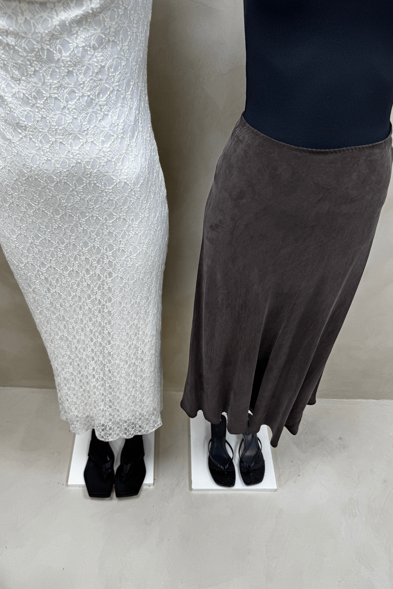 Falda Midi Tencel