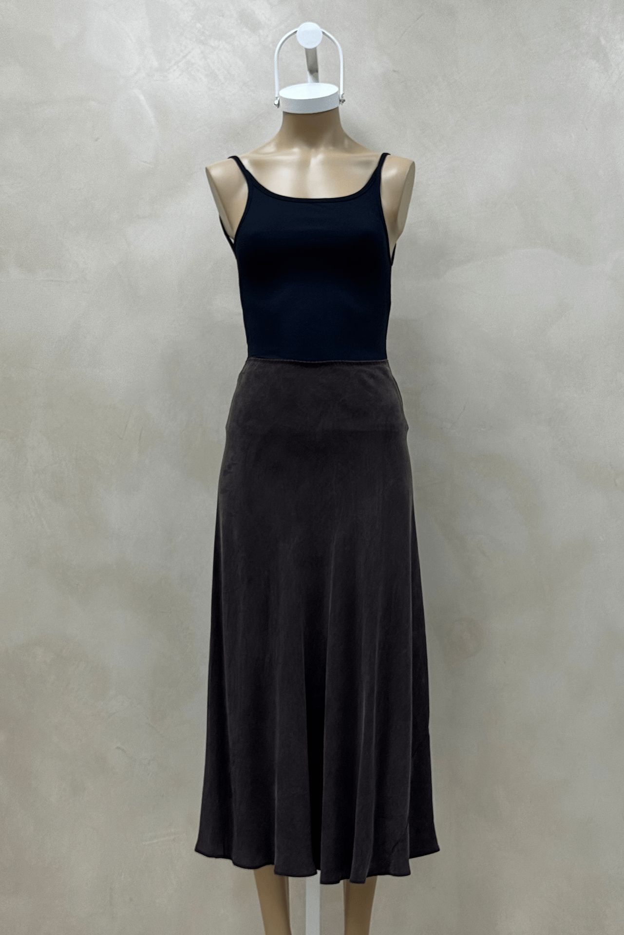 Falda Midi Tencel