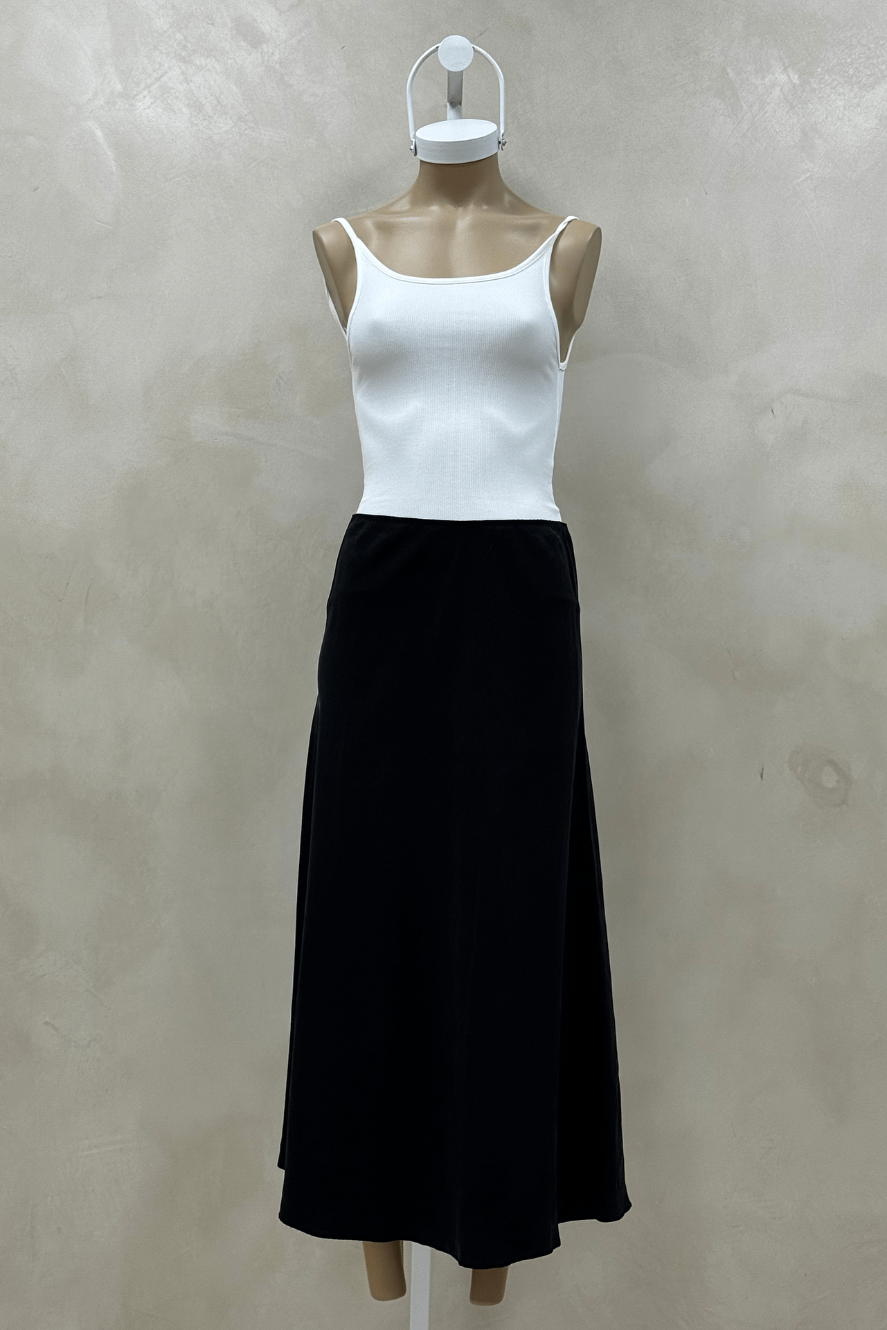 Falda Midi Tencel