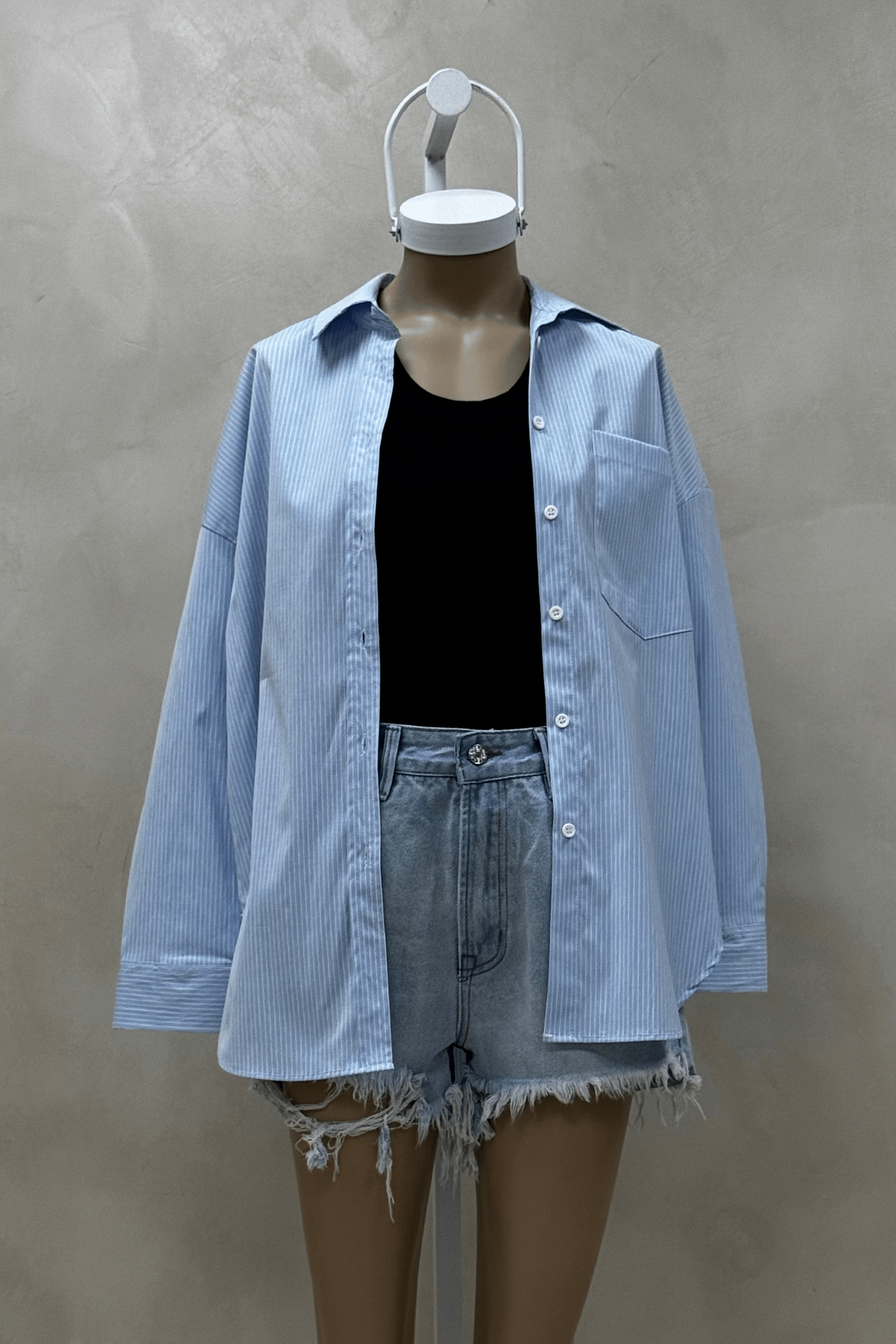 Camisa Over Rayada