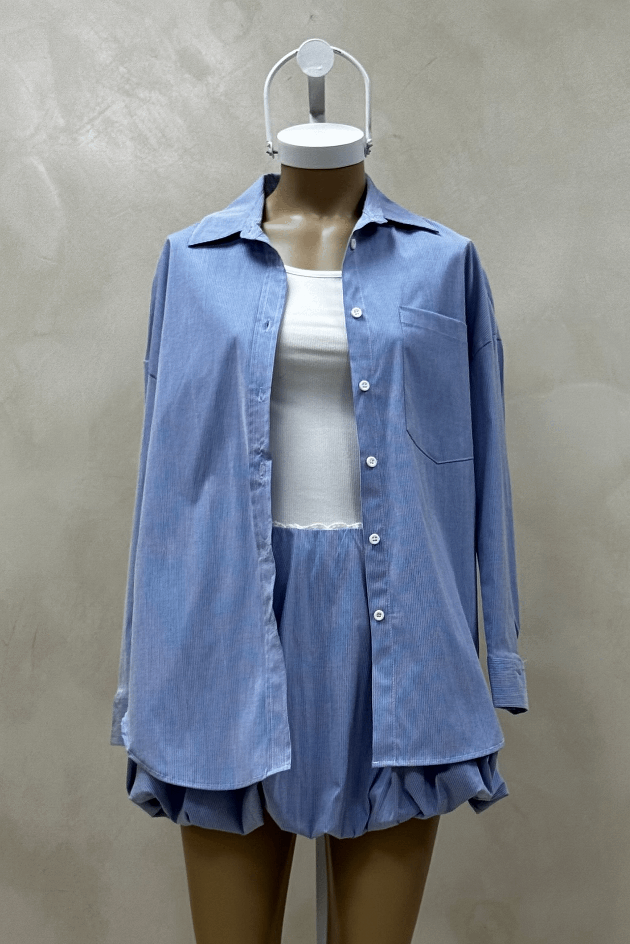Camisa Over Rayada