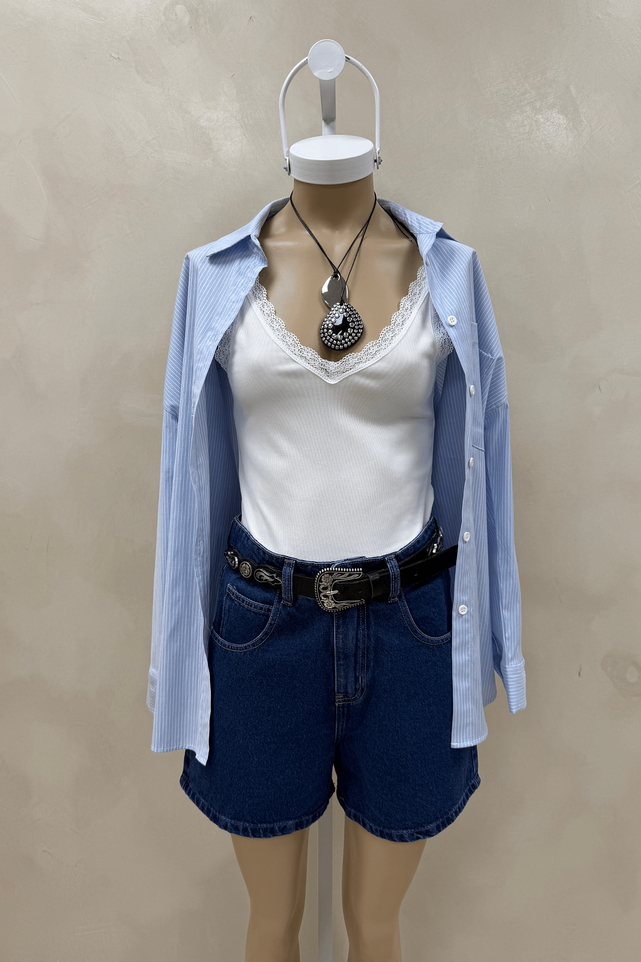 Short Mom Azul