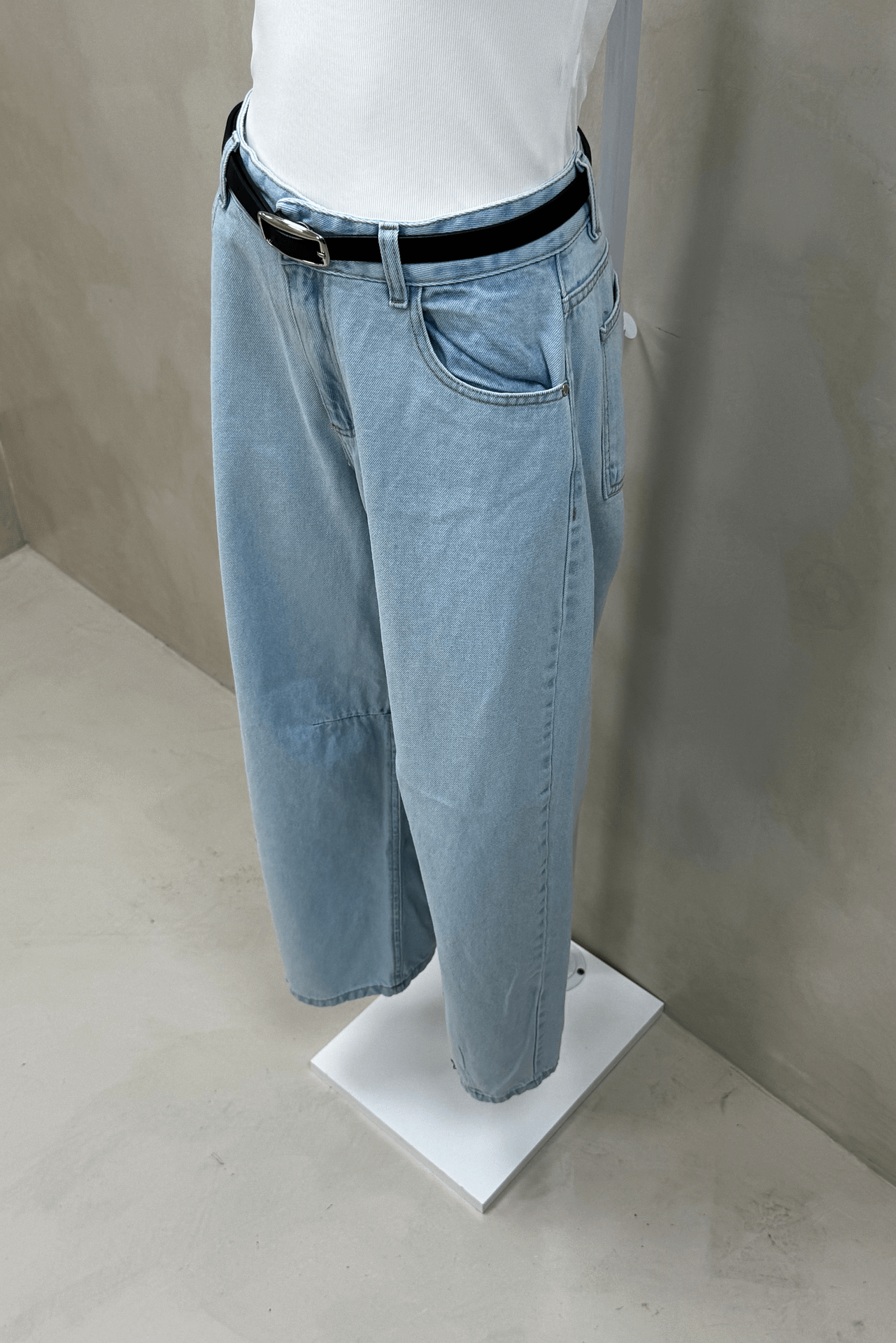 Jean Baggy Balloon Celeste