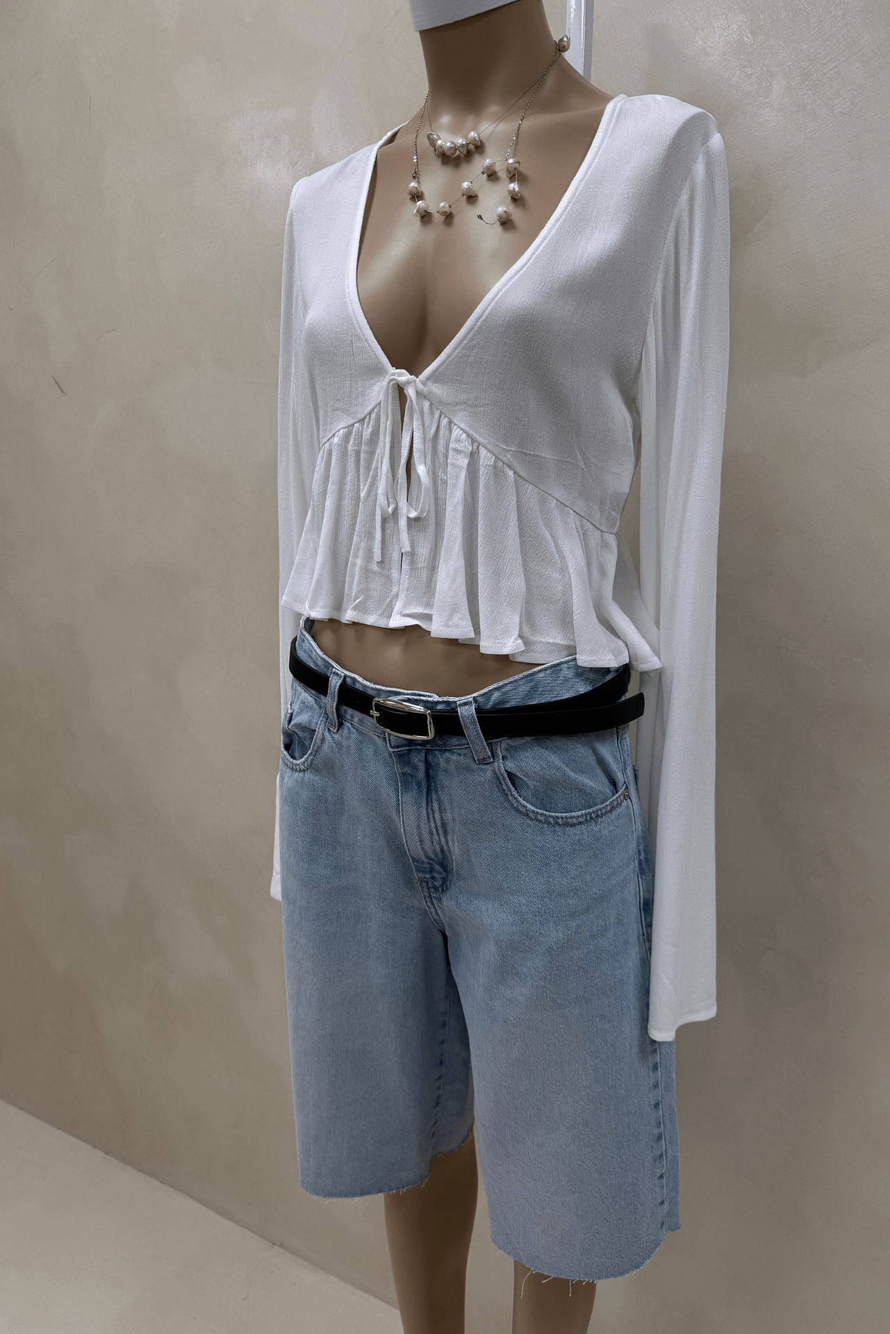 Blusa Bambula Volados