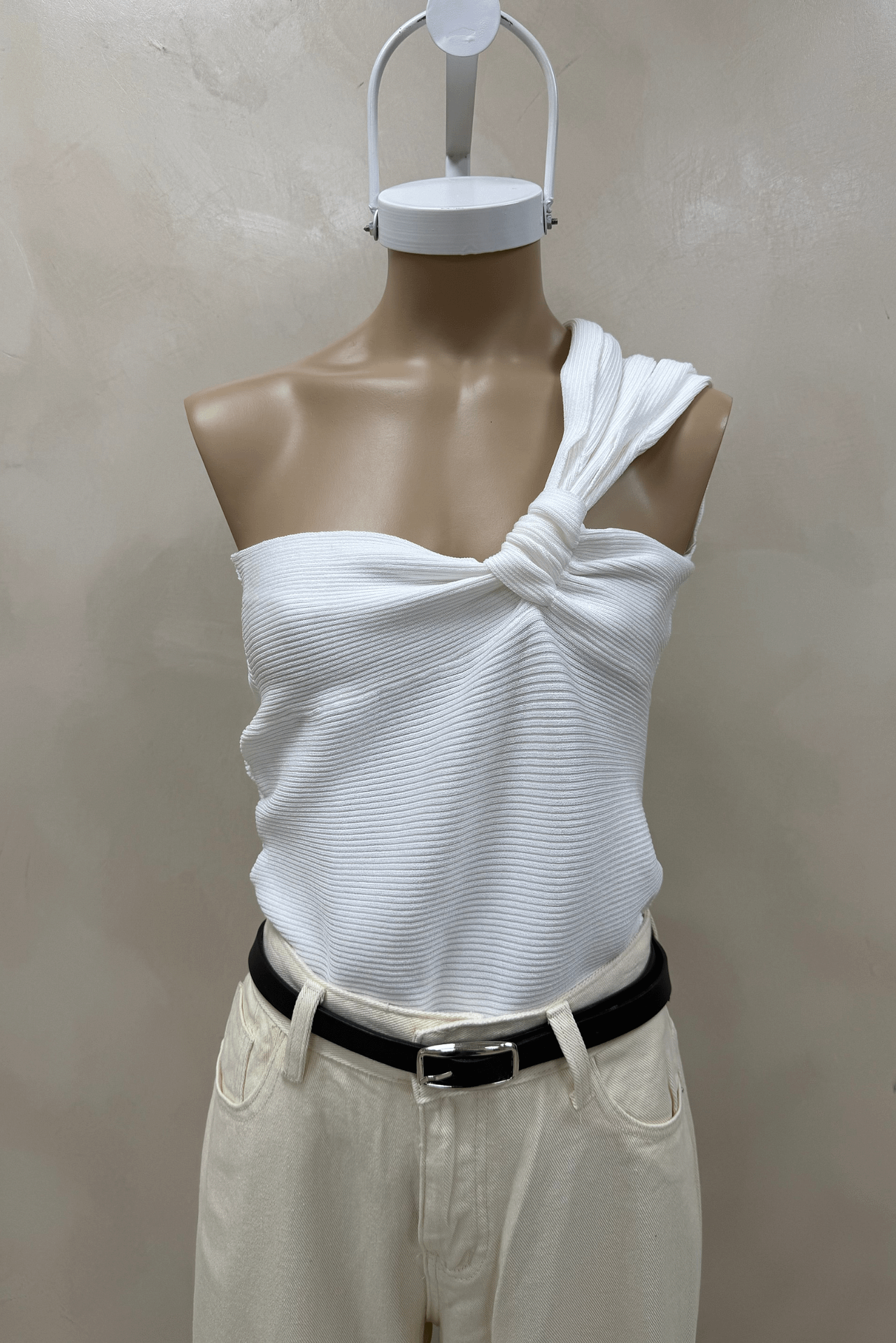 Top Tejido One Shoulder