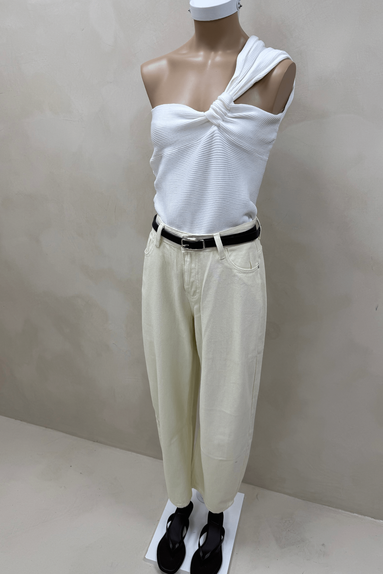 Top Tejido One Shoulder