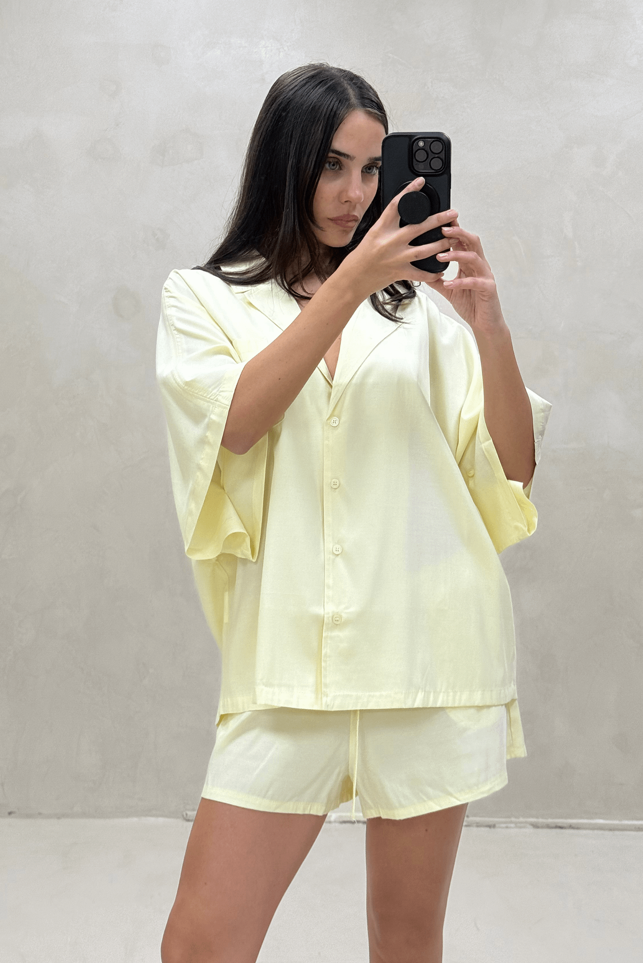 Camisa Tencel Manga Corta