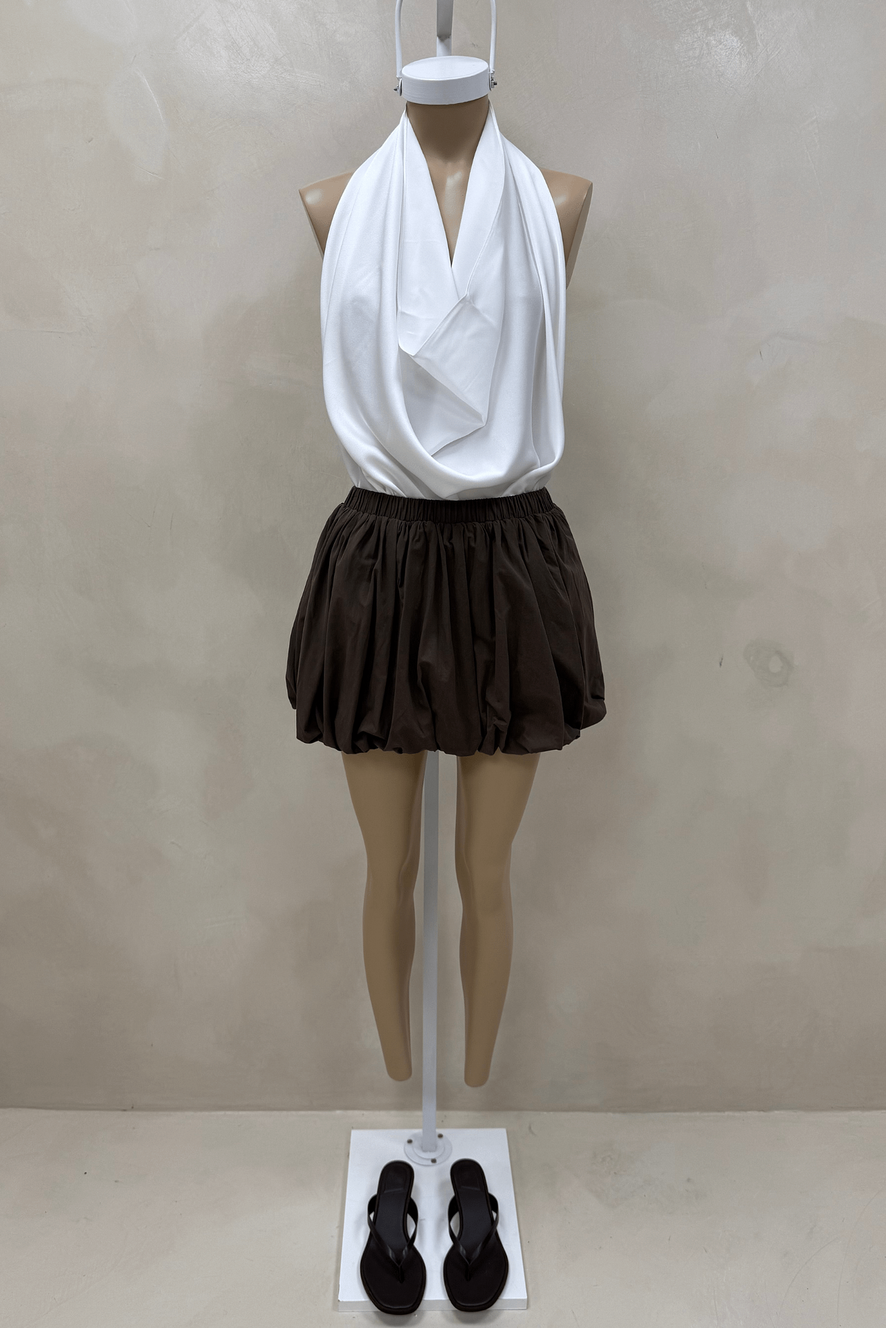 Top Halter Saten