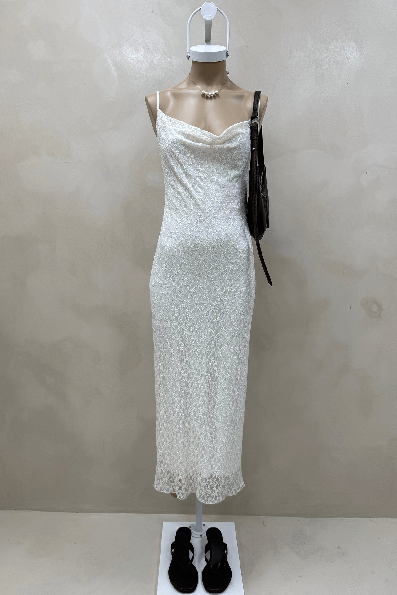 Vestido Encaje Abuchonado
