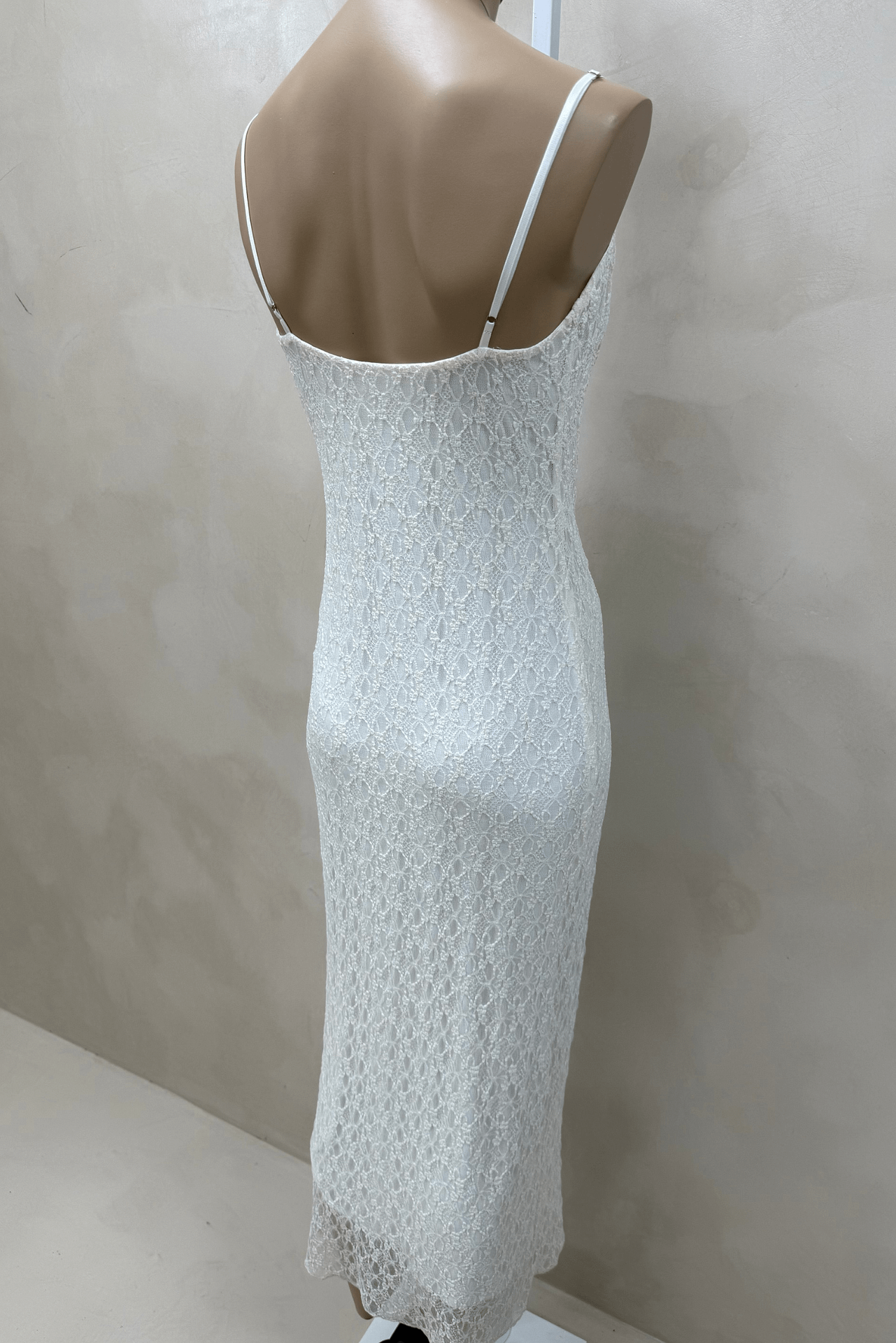 Vestido Encaje Abuchonado