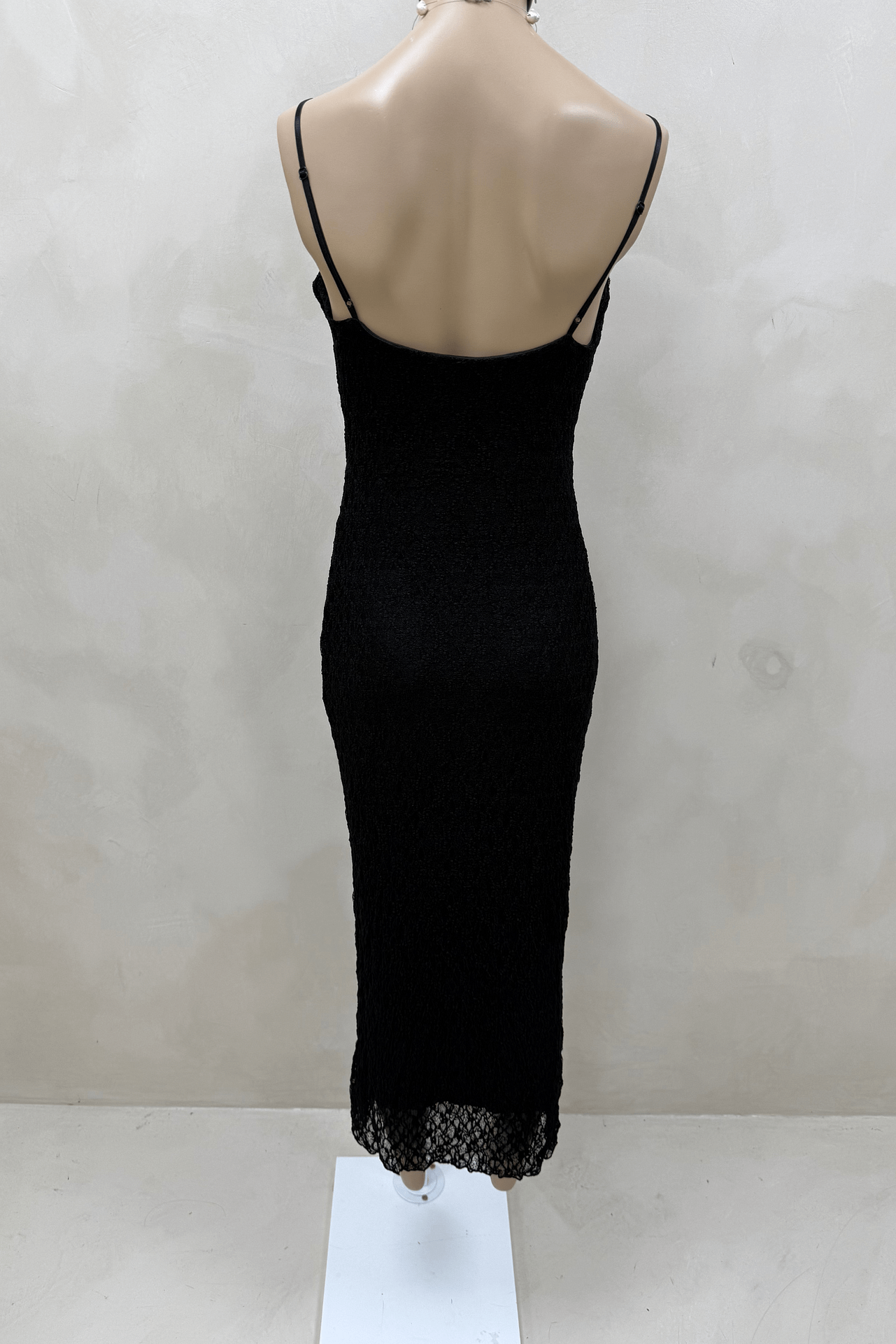 Vestido Encaje Abuchonado