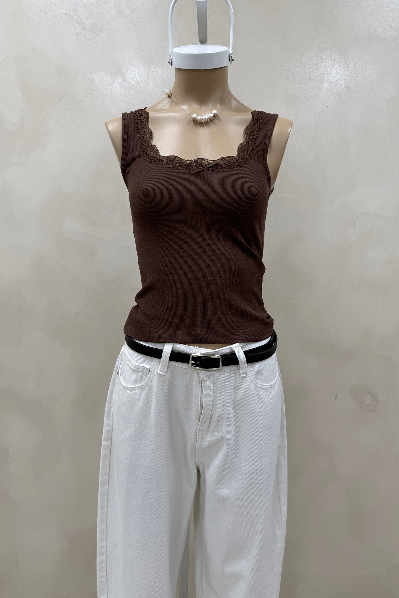 Top Luna Con Puntilla