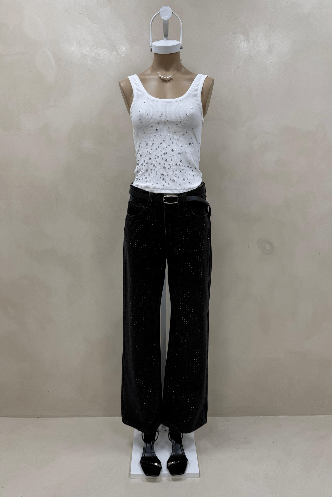 Top Basico Strass