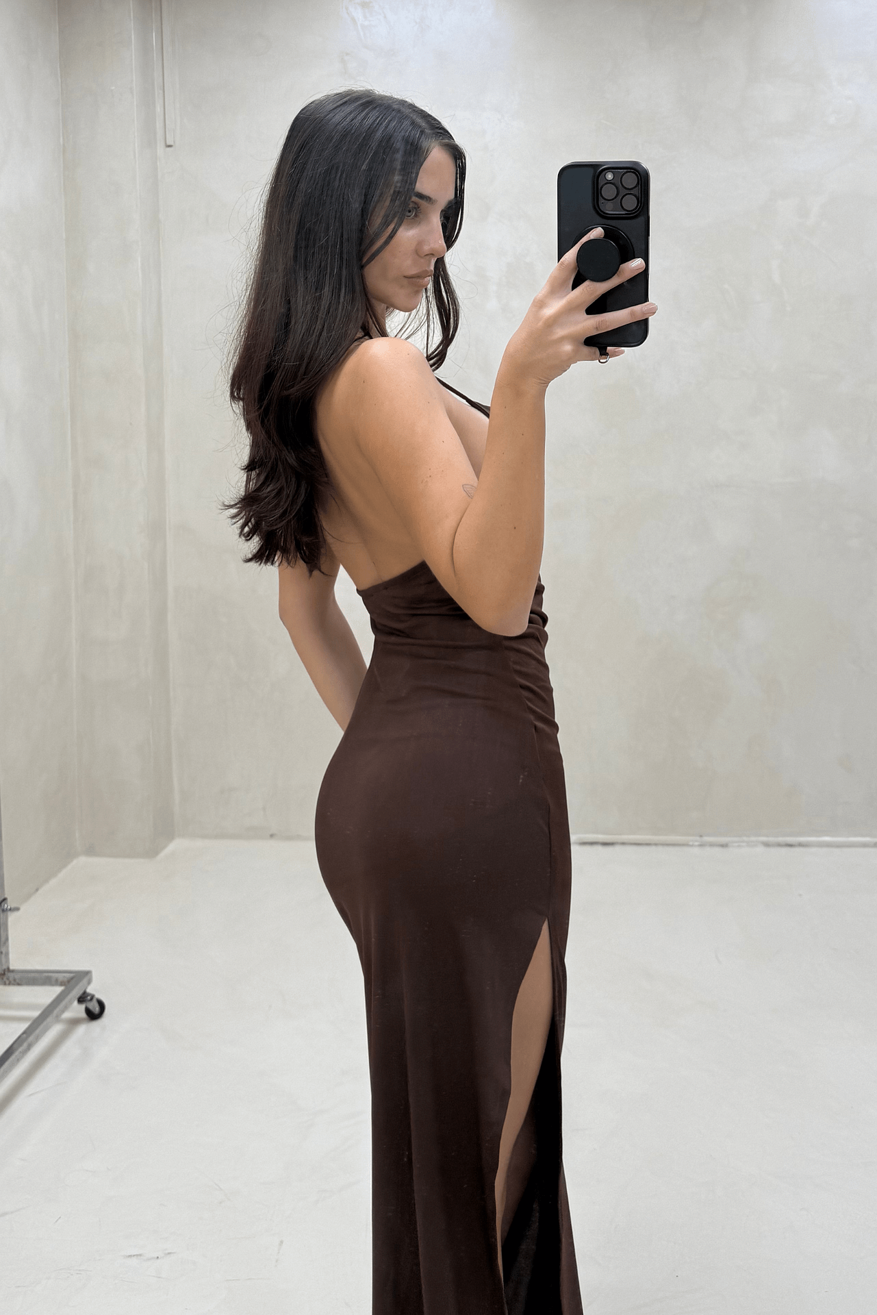 Vestido Tira Espalda Cruzada