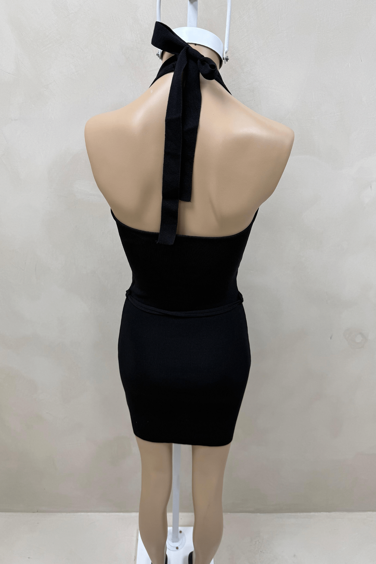 Vestido Tejido con Argolla