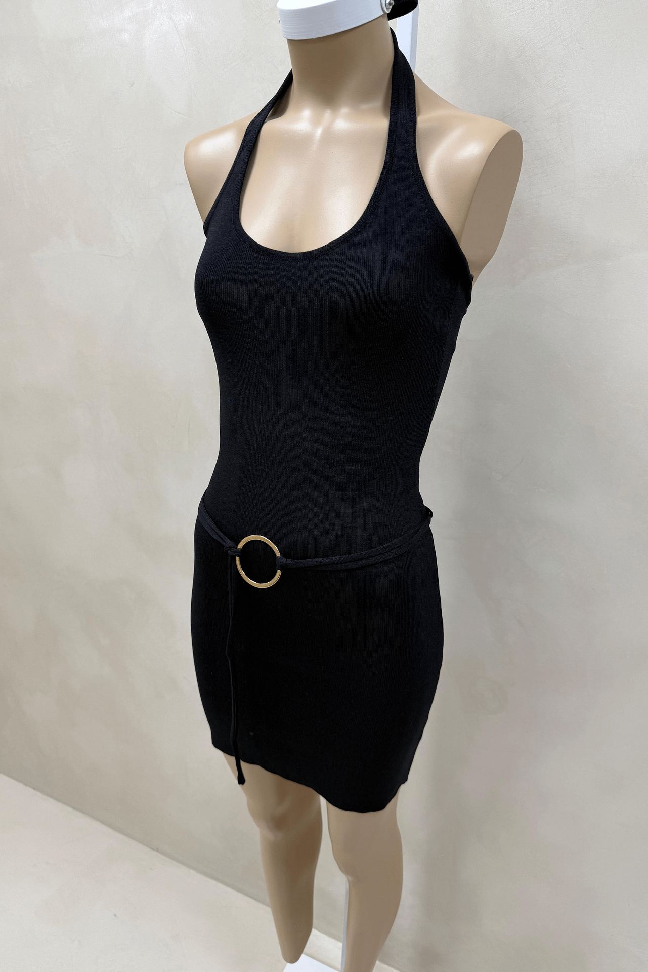 Vestido Tejido con Argolla