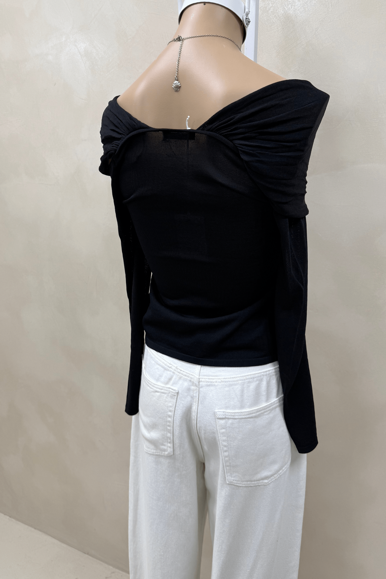 Top Tejido Off Shoulder Cruzado