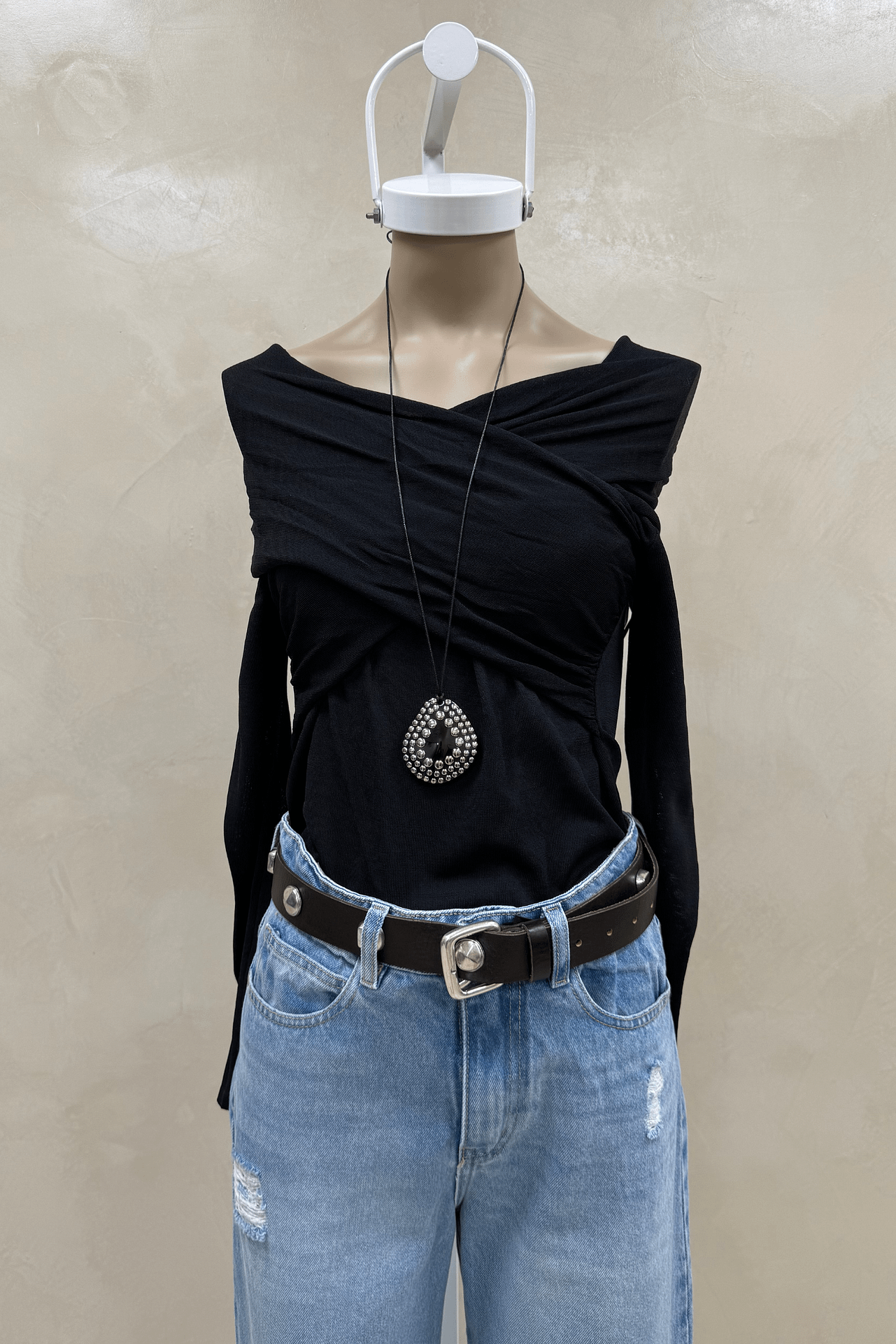 Top Tejido Off Shoulder Cruzado