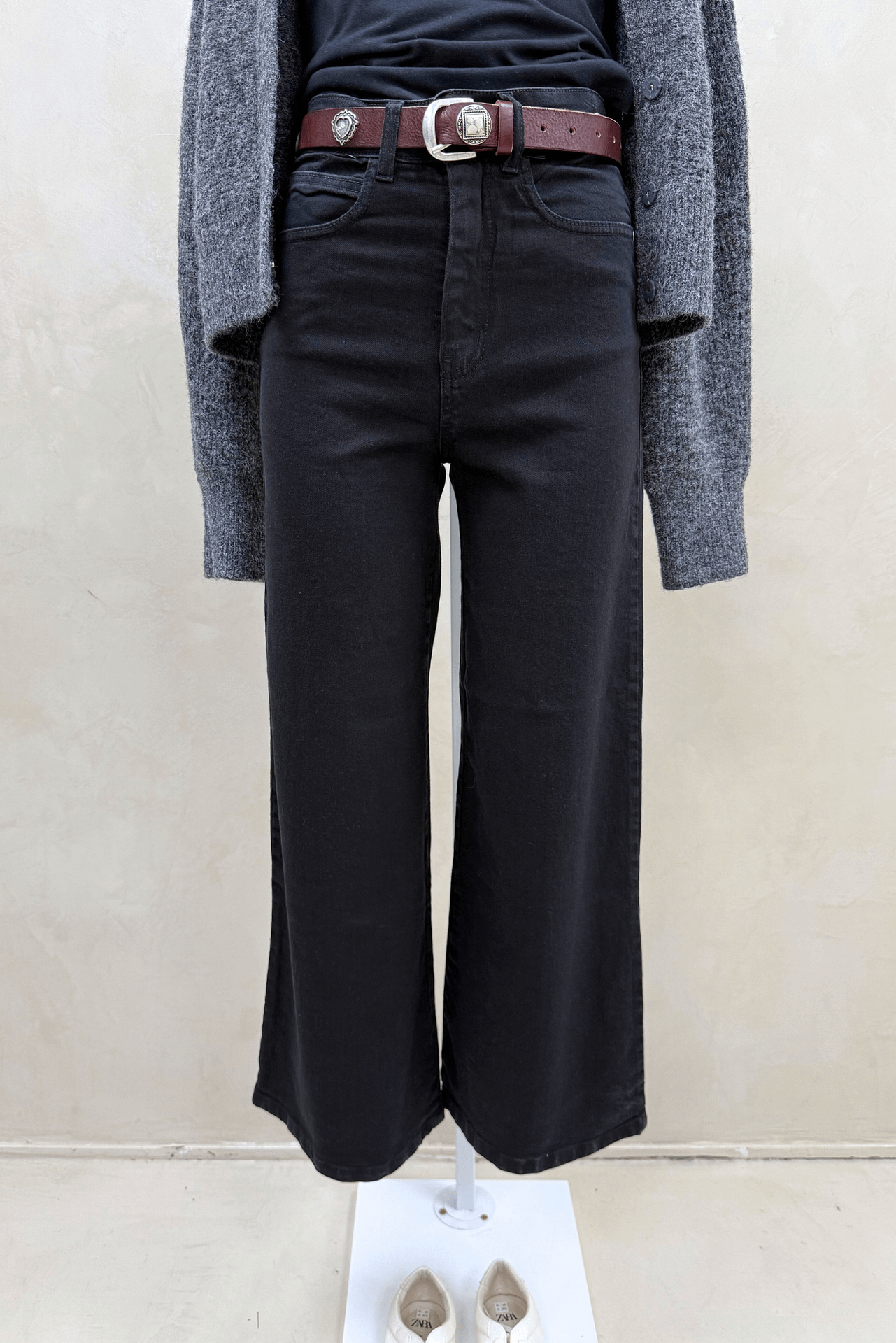 Jean Wide Elastizado Black