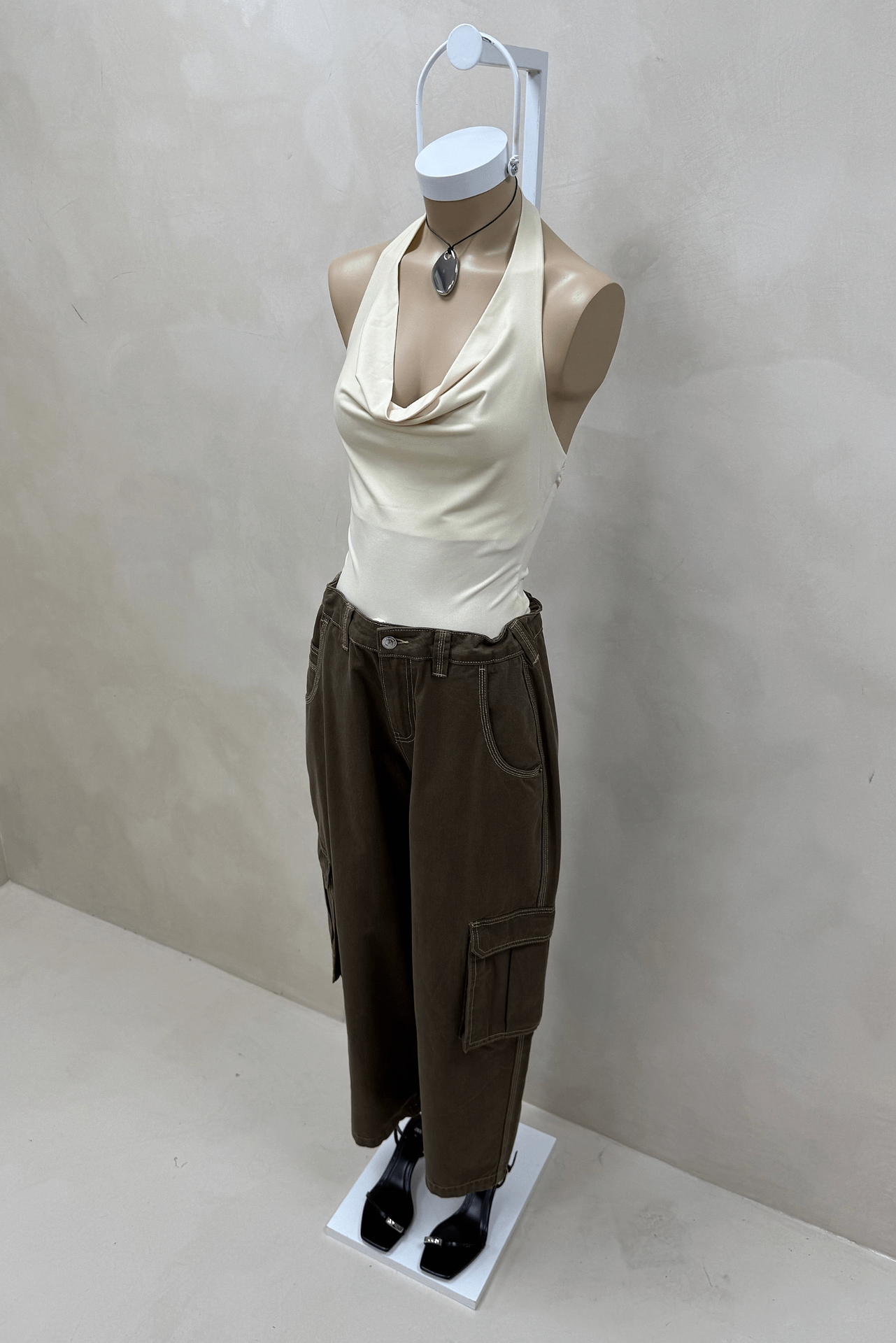 Pantalon Wide Cargo