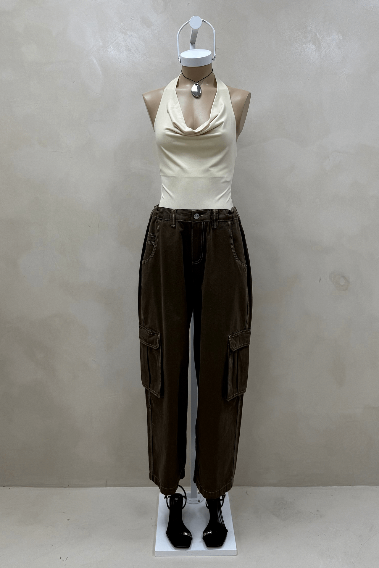 Pantalon Wide Cargo