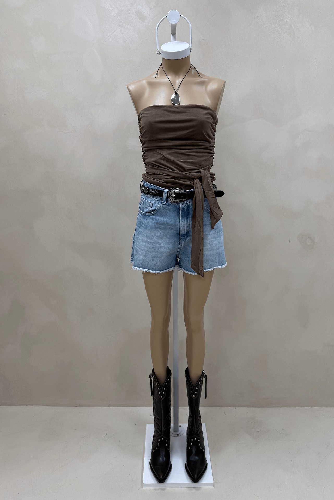 Top Strapless Frunces 
