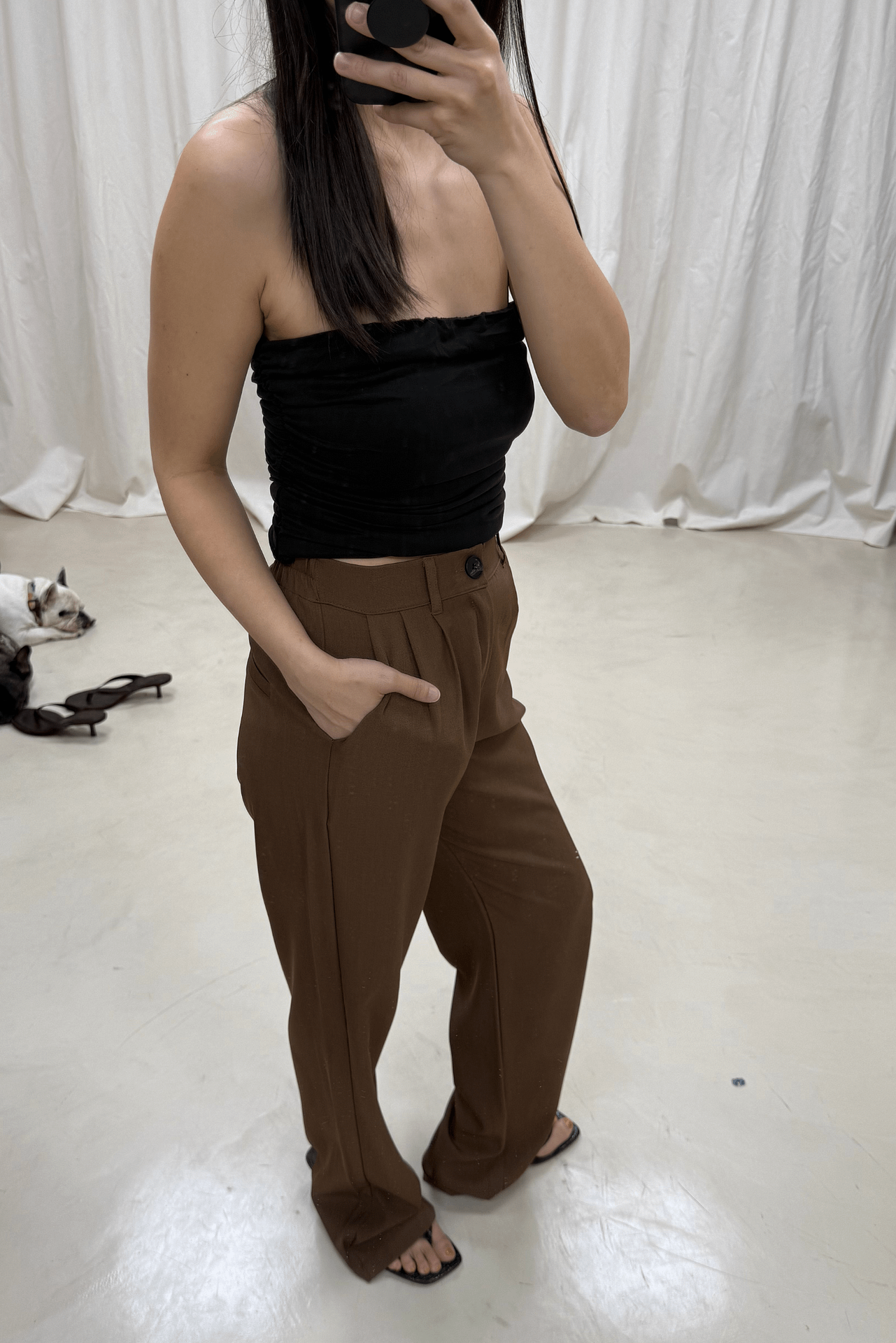 Pantalon Straight Full Sastrero 