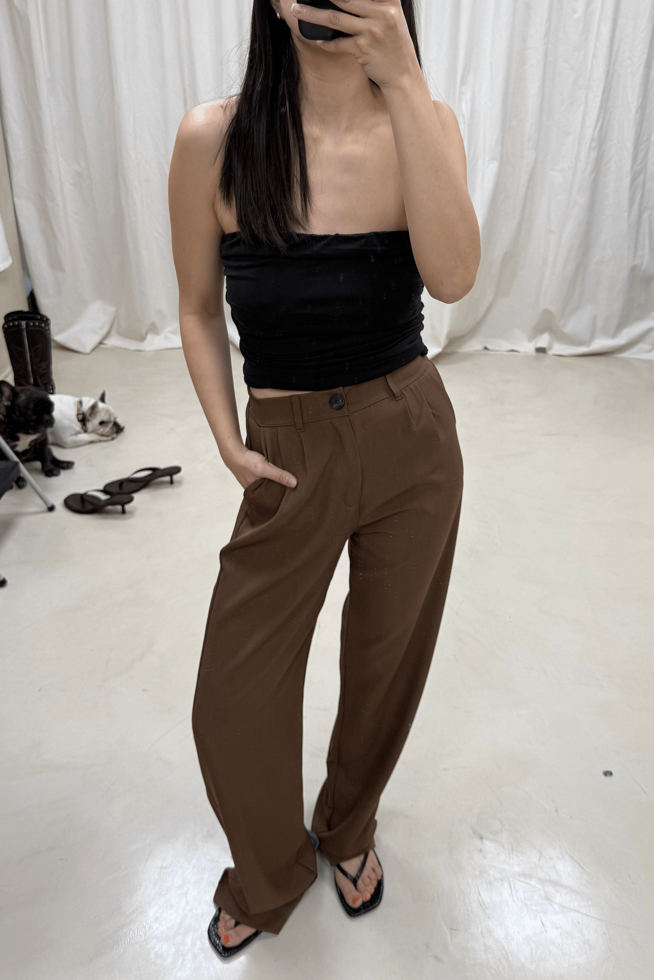 Pantalon Straight Full Sastrero 